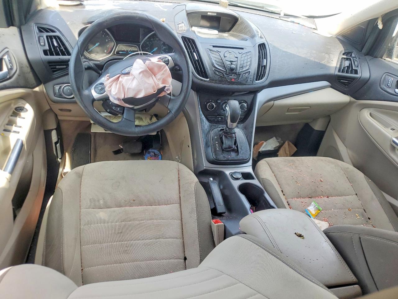 2015 Ford Escape Se Белый vin: 1FMCU9GX9FUA97365