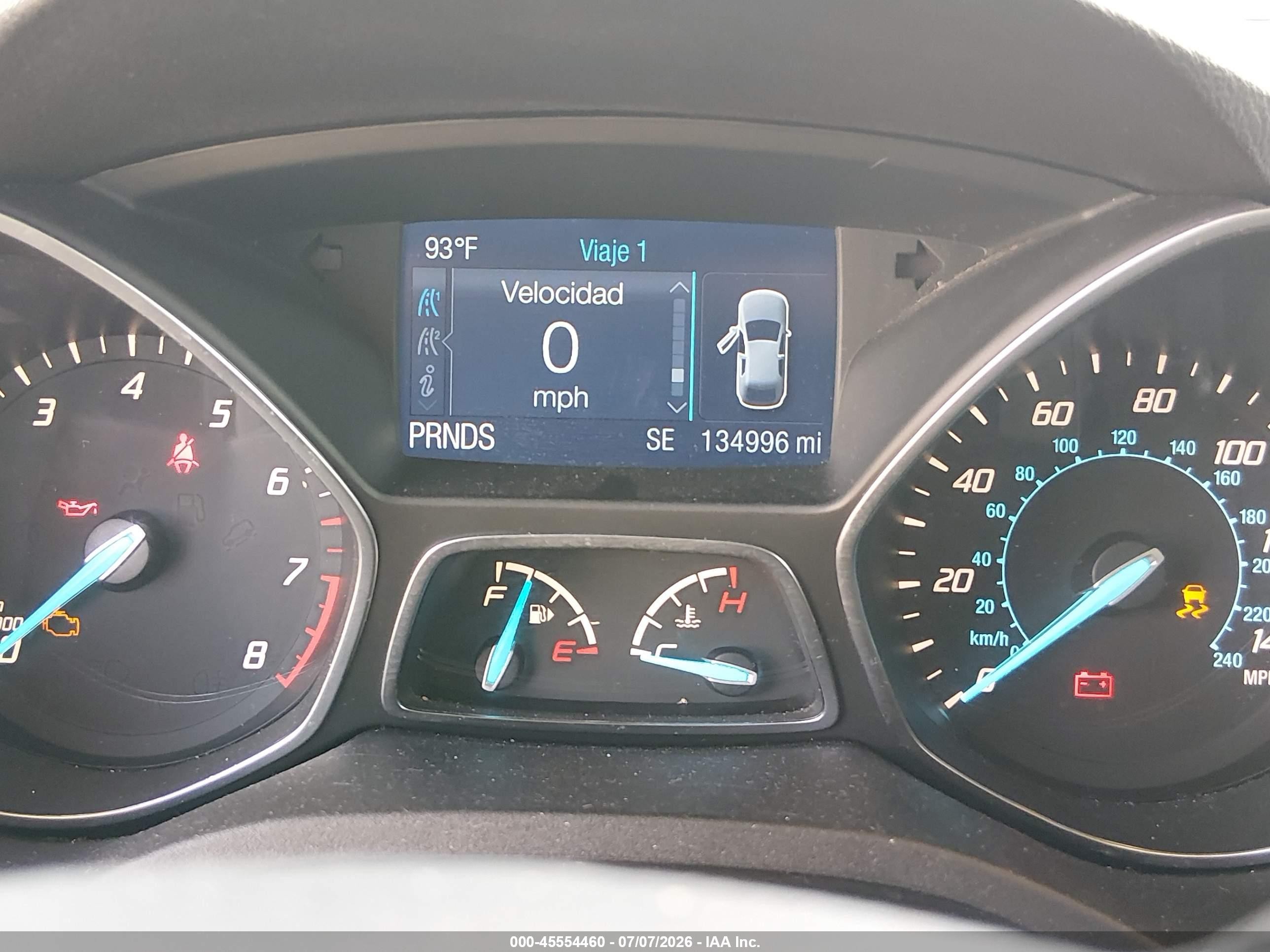 2015 Ford Escape Se White vin: 1FMCU9GX9FUB01771