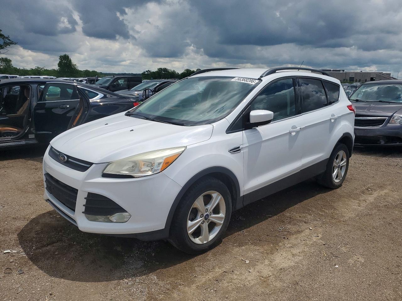 2015 Ford Escape Se White vin: 1FMCU9GX9FUB09031