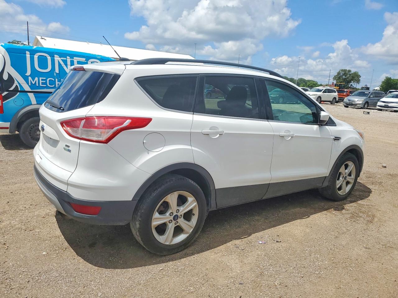 2015 Ford Escape Se White vin: 1FMCU9GX9FUB09031