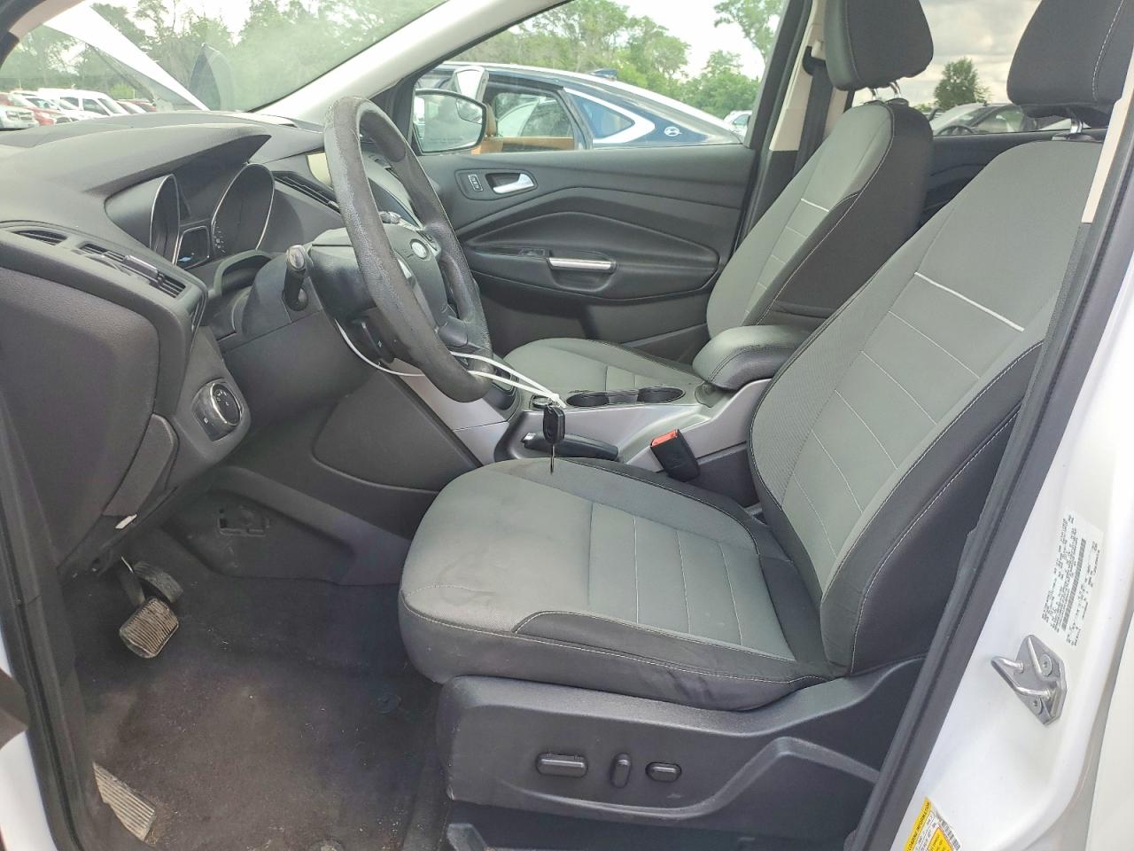 2015 Ford Escape Se White vin: 1FMCU9GX9FUB09031