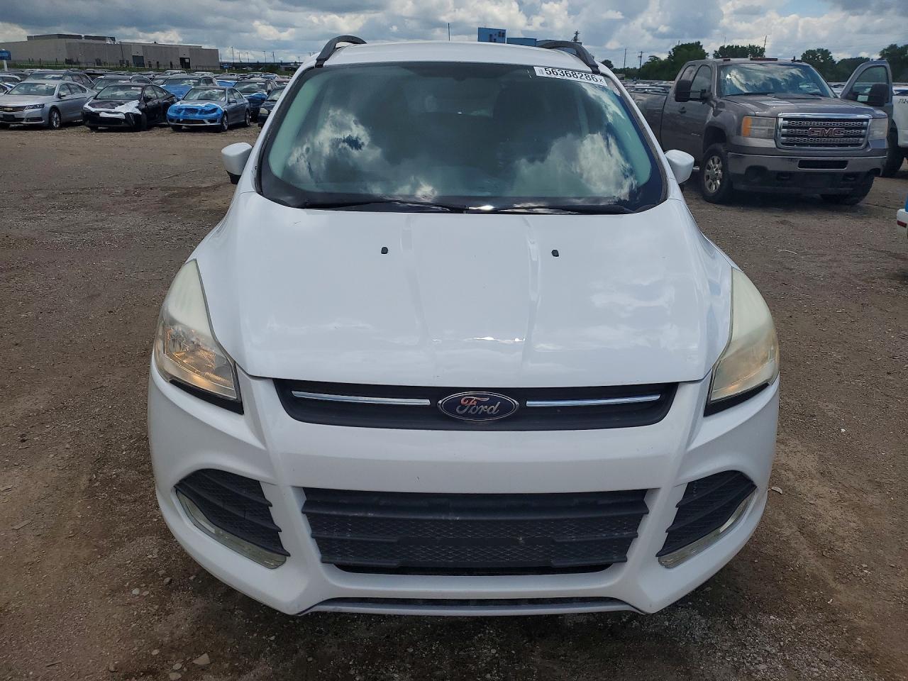 2015 Ford Escape Se White vin: 1FMCU9GX9FUB09031