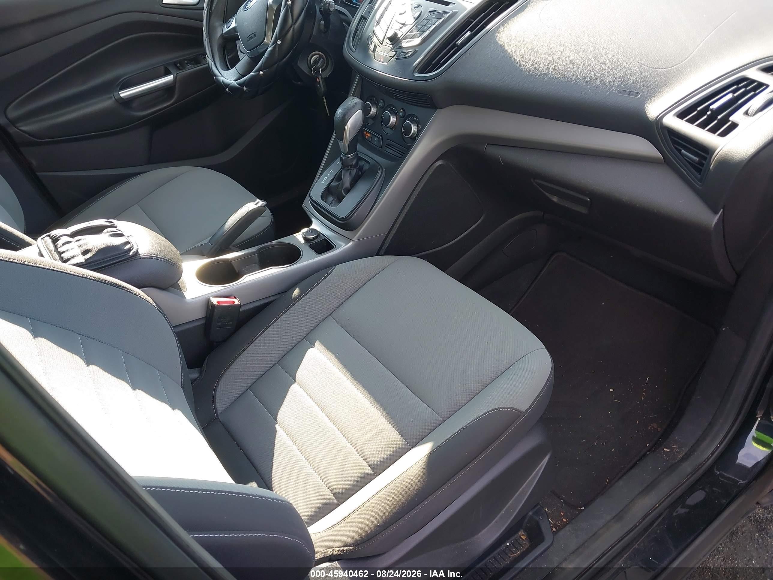 2015 Ford Escape Se Black vin: 1FMCU9GX9FUB15279