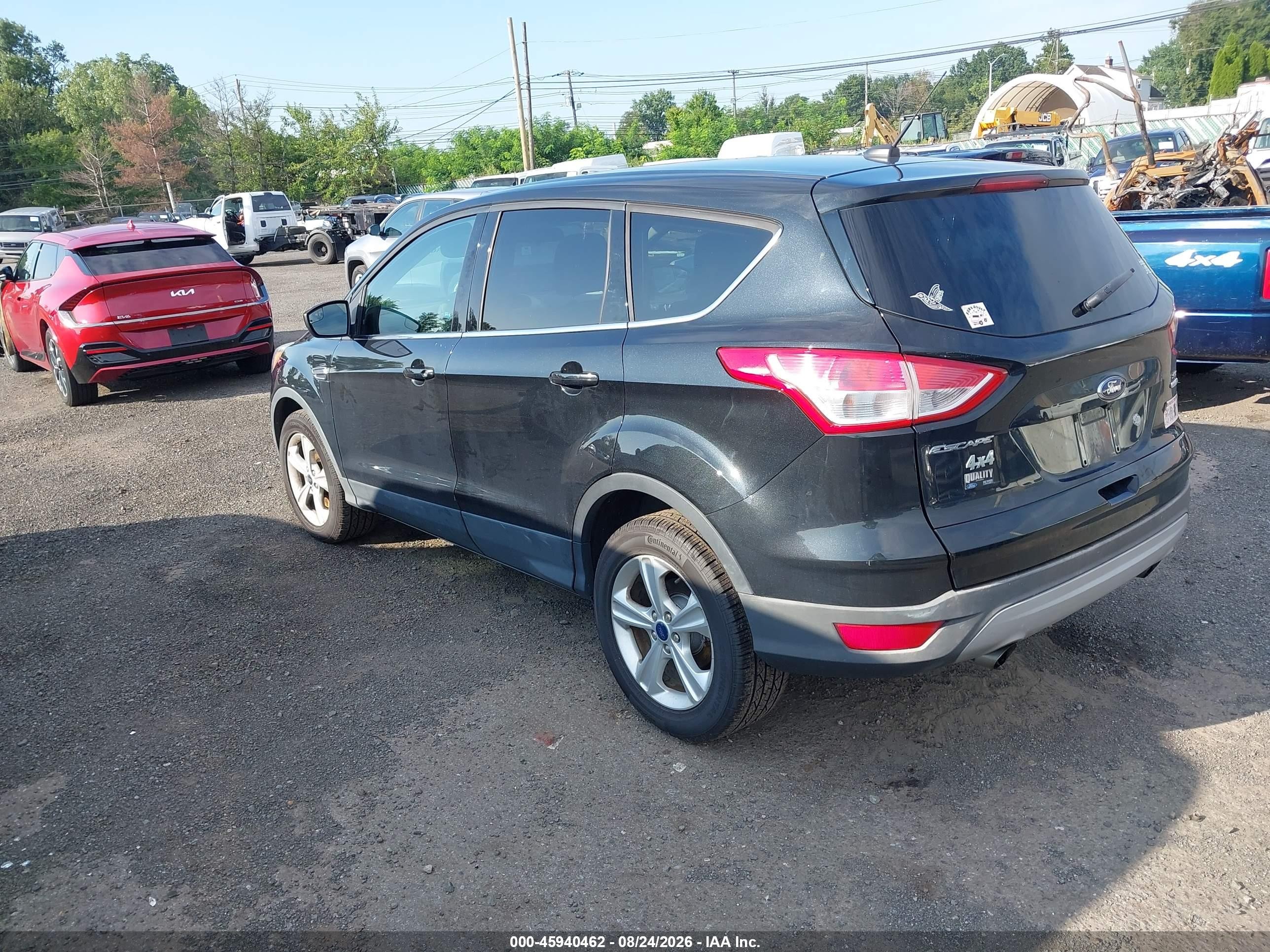 2015 Ford Escape Se Black vin: 1FMCU9GX9FUB15279