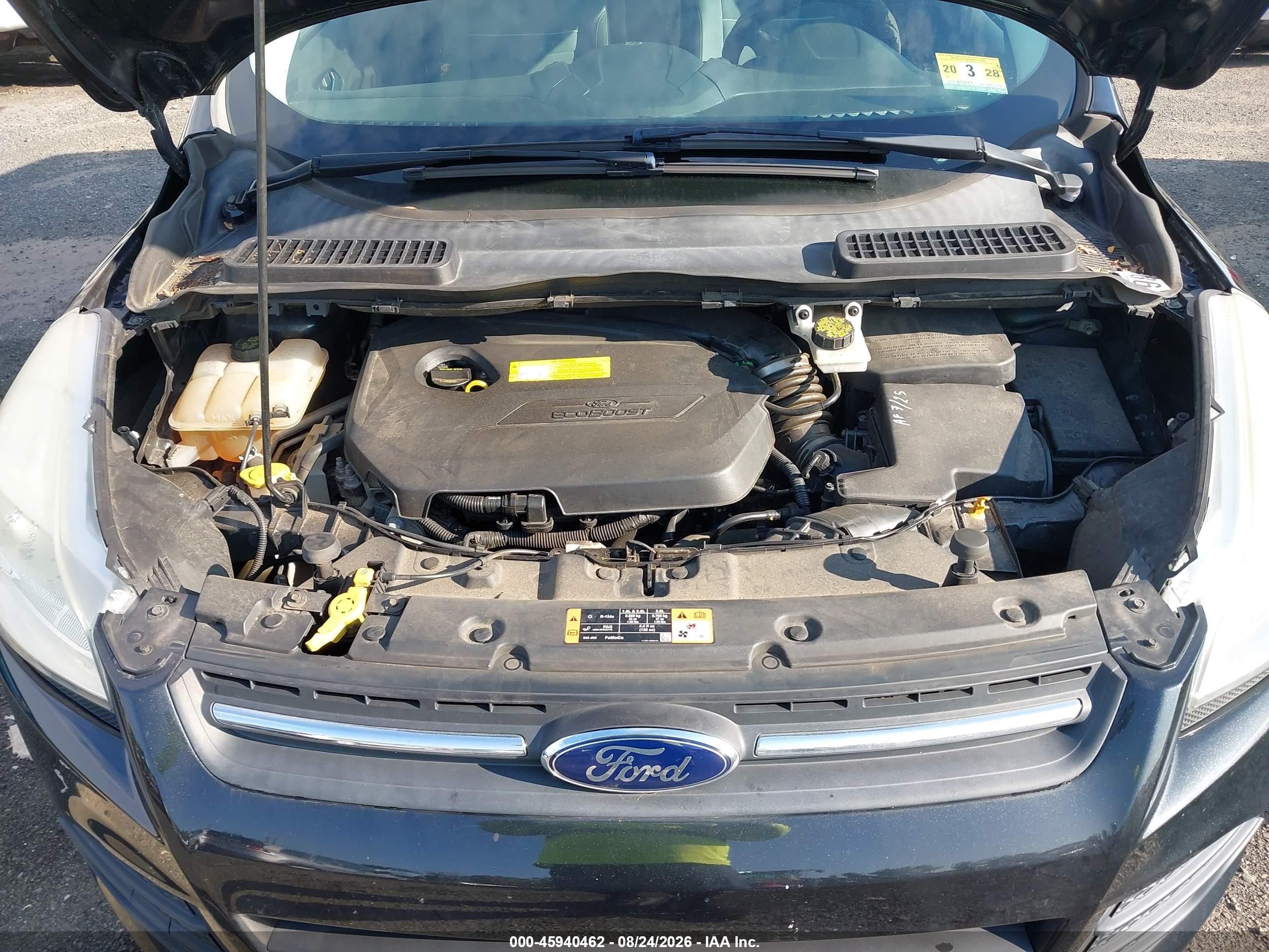 2015 Ford Escape Se Black vin: 1FMCU9GX9FUB15279
