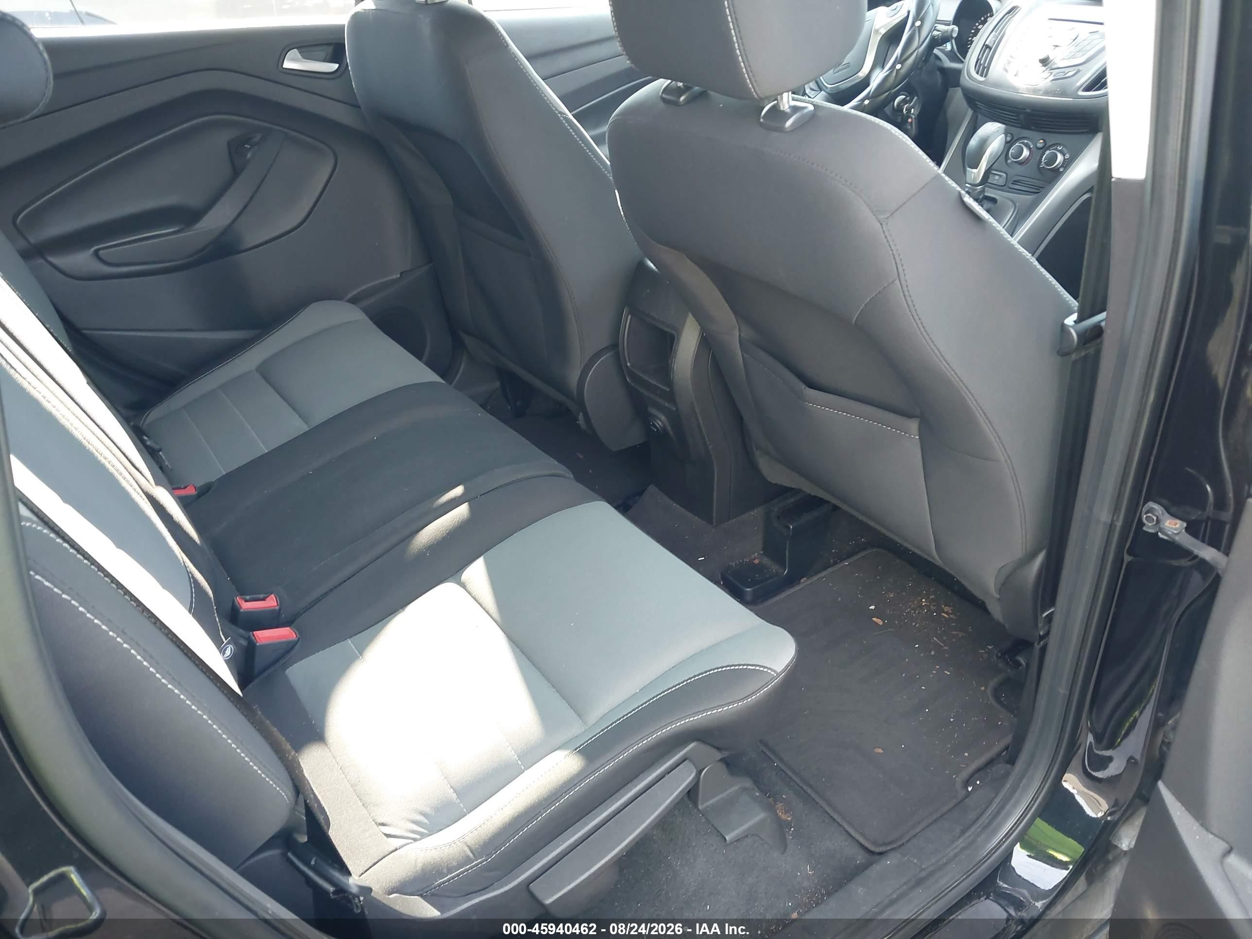2015 Ford Escape Se Black vin: 1FMCU9GX9FUB15279