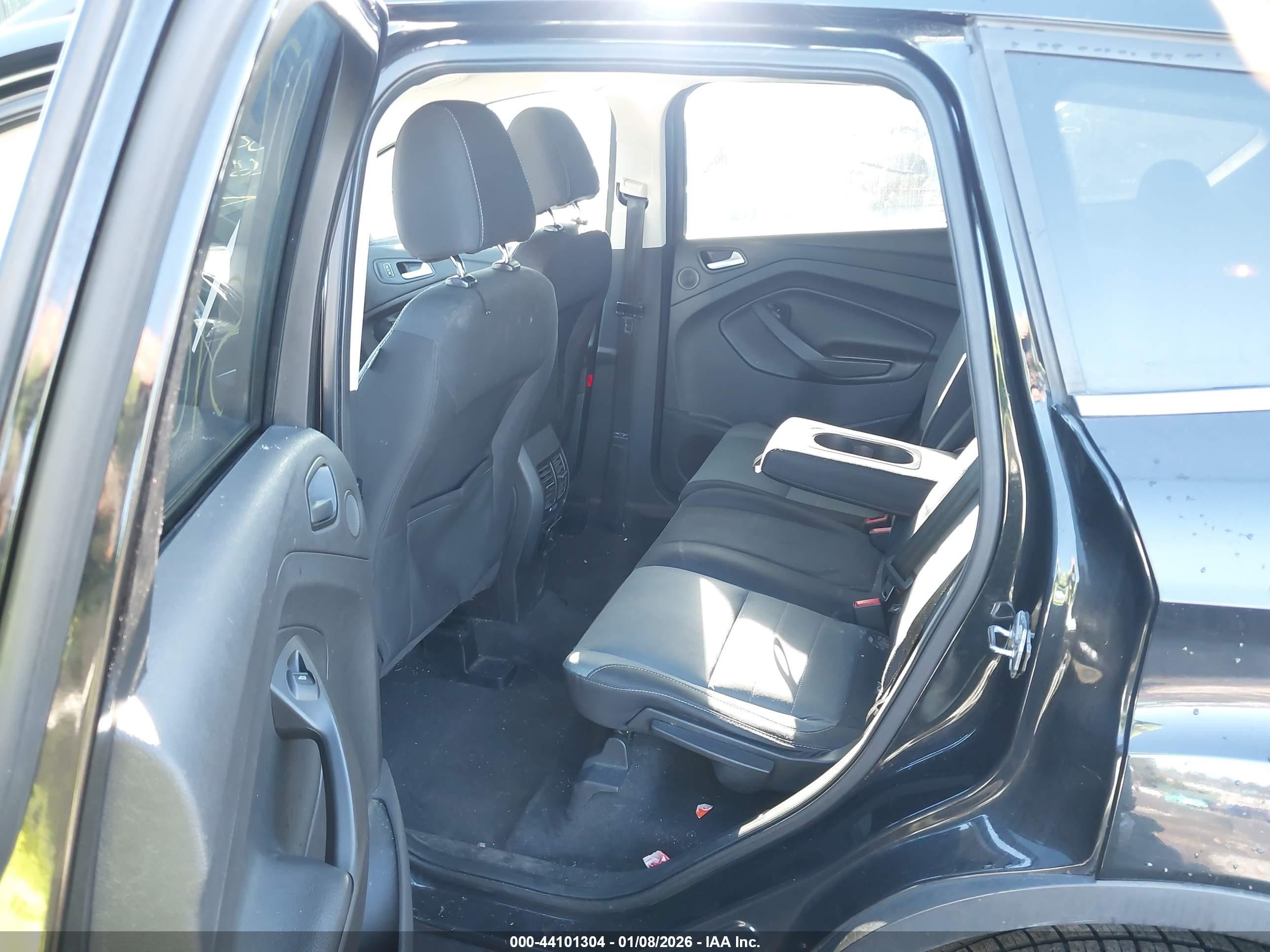 2015 Ford Escape Se Black vin: 1FMCU9GX9FUB15878