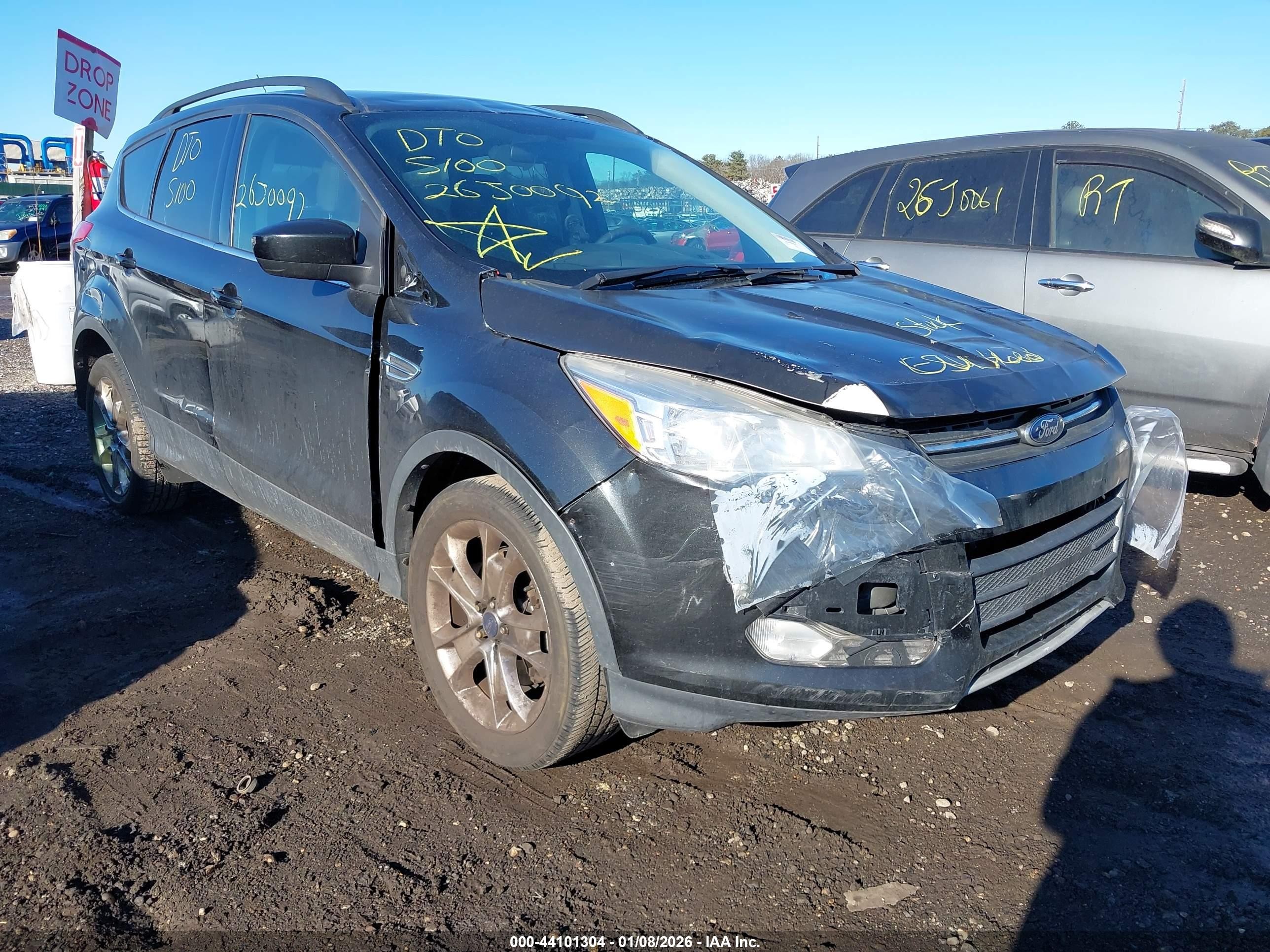 2015 Ford Escape Se Black vin: 1FMCU9GX9FUB15878
