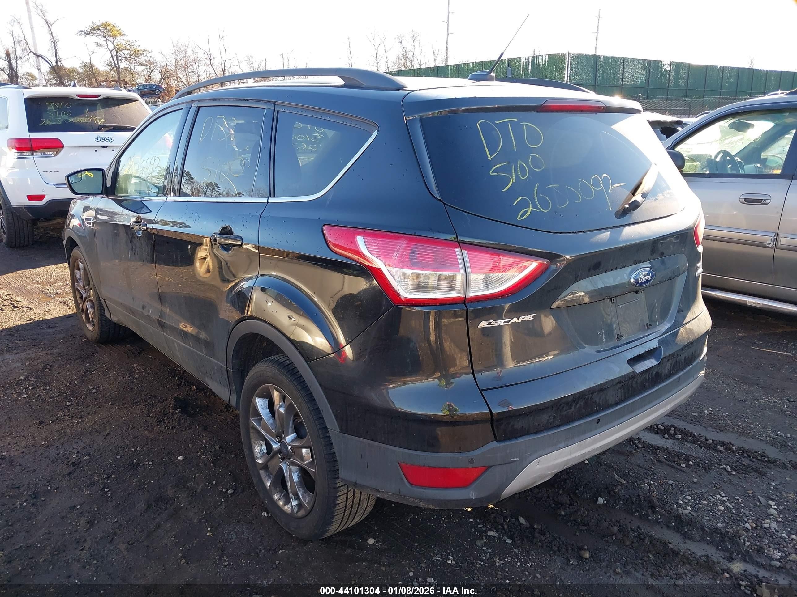 2015 Ford Escape Se Black vin: 1FMCU9GX9FUB15878