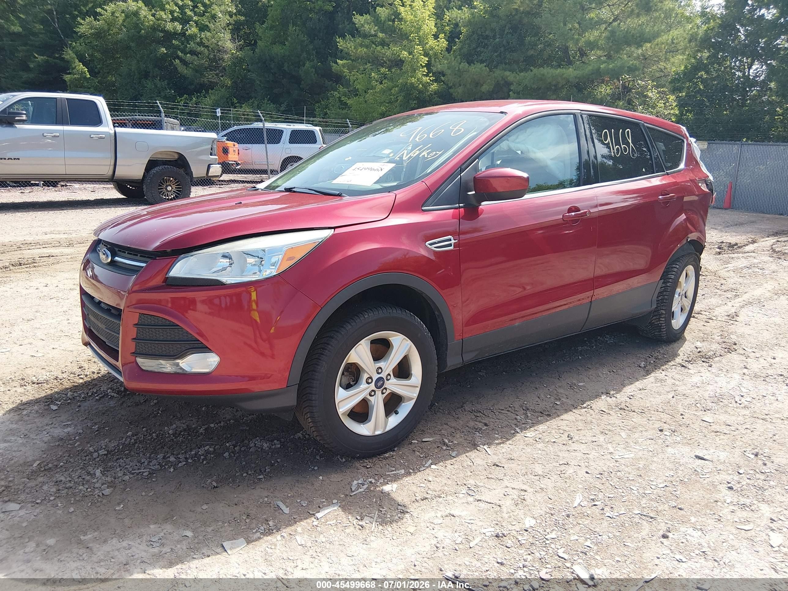 2015 Ford Escape Se Burgundy vin: 1FMCU9GX9FUB19266