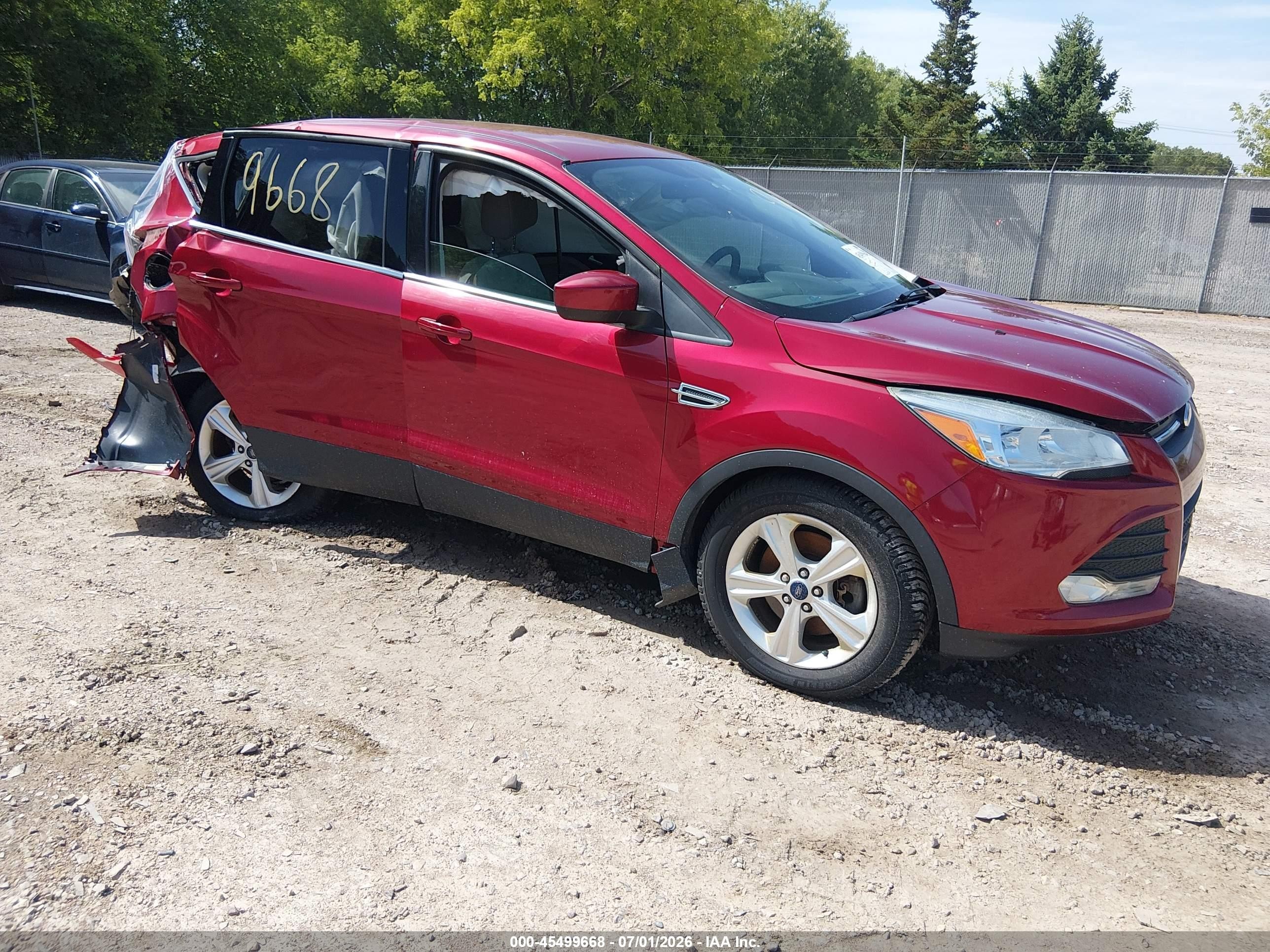 2015 Ford Escape Se Burgundy vin: 1FMCU9GX9FUB19266