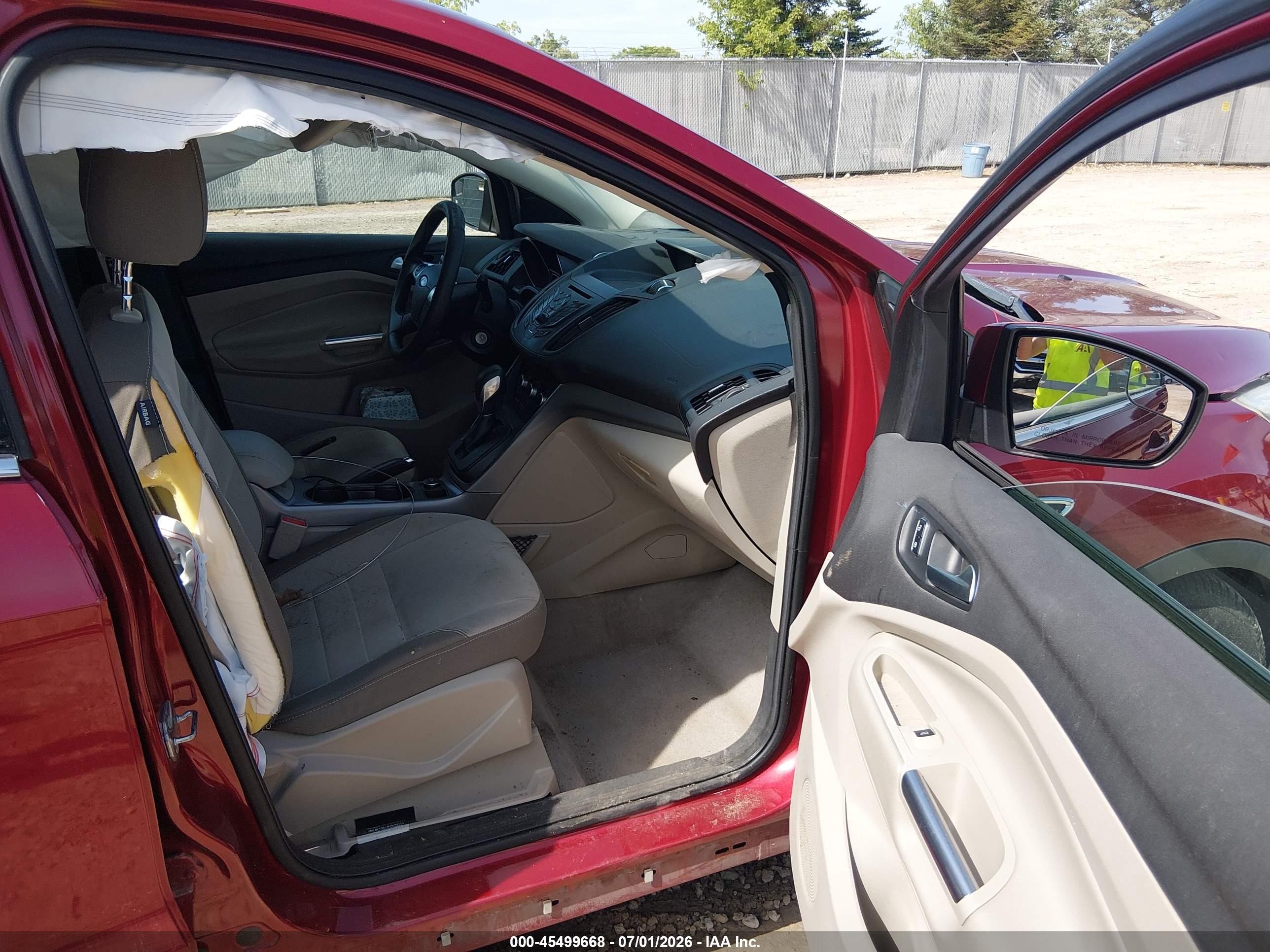 2015 Ford Escape Se Burgundy vin: 1FMCU9GX9FUB19266
