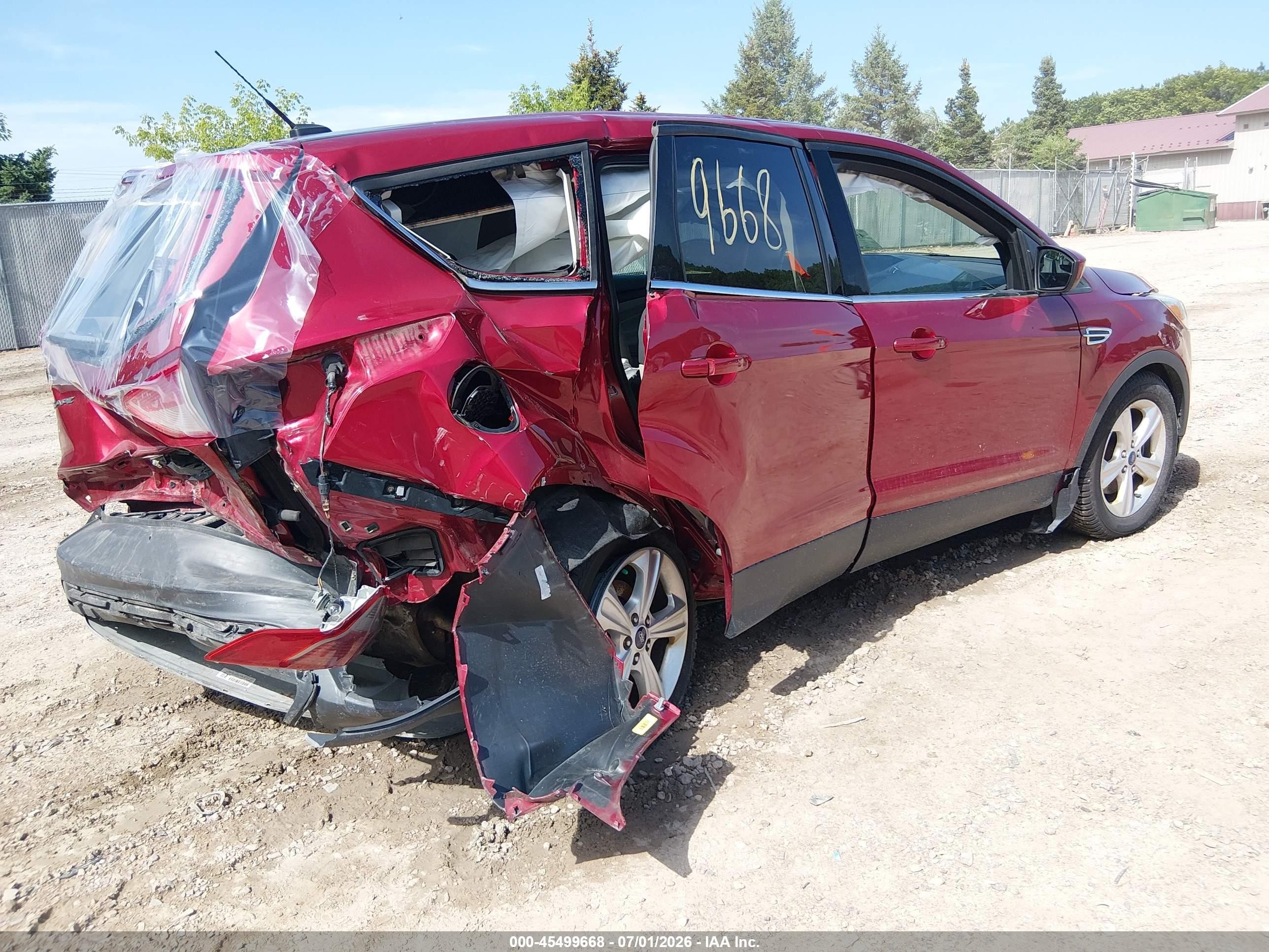 2015 Ford Escape Se Burgundy vin: 1FMCU9GX9FUB19266