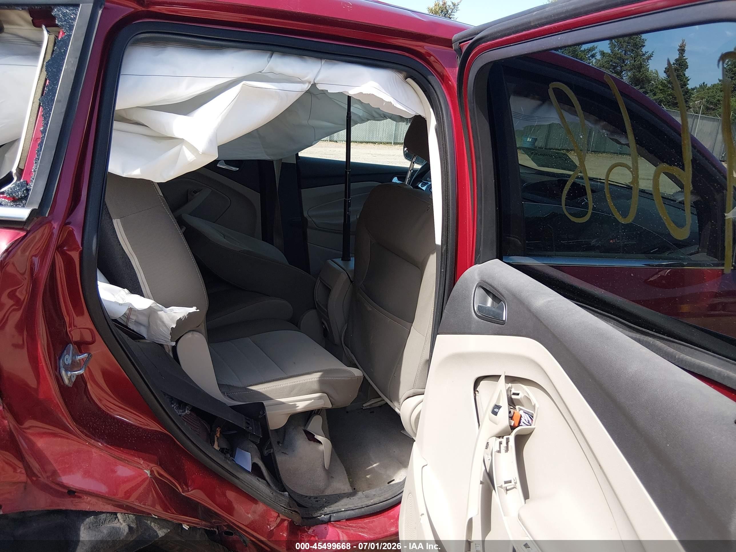2015 Ford Escape Se Burgundy vin: 1FMCU9GX9FUB19266
