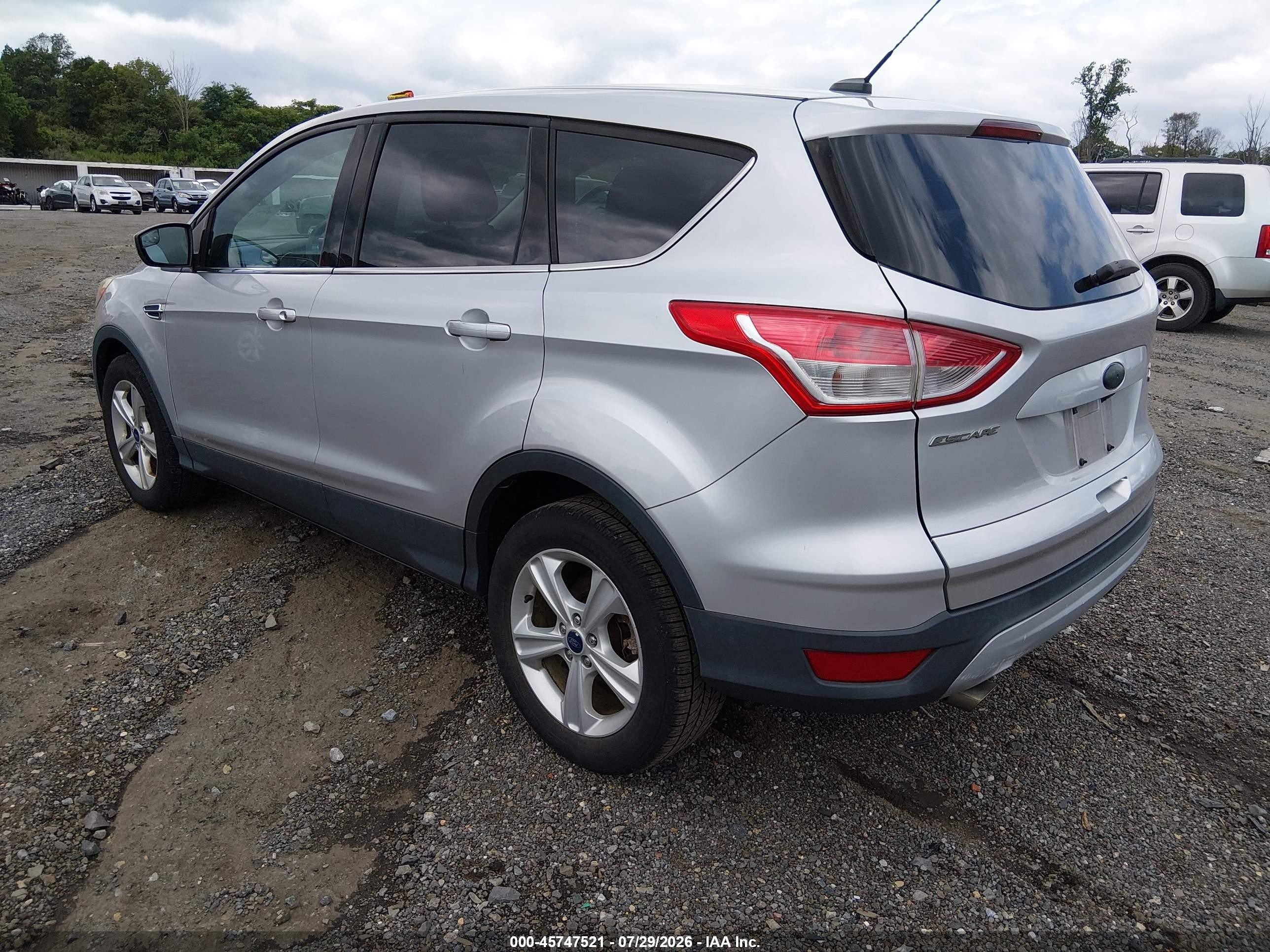 2015 Ford Escape Se Silver vin: 1FMCU9GX9FUB21003