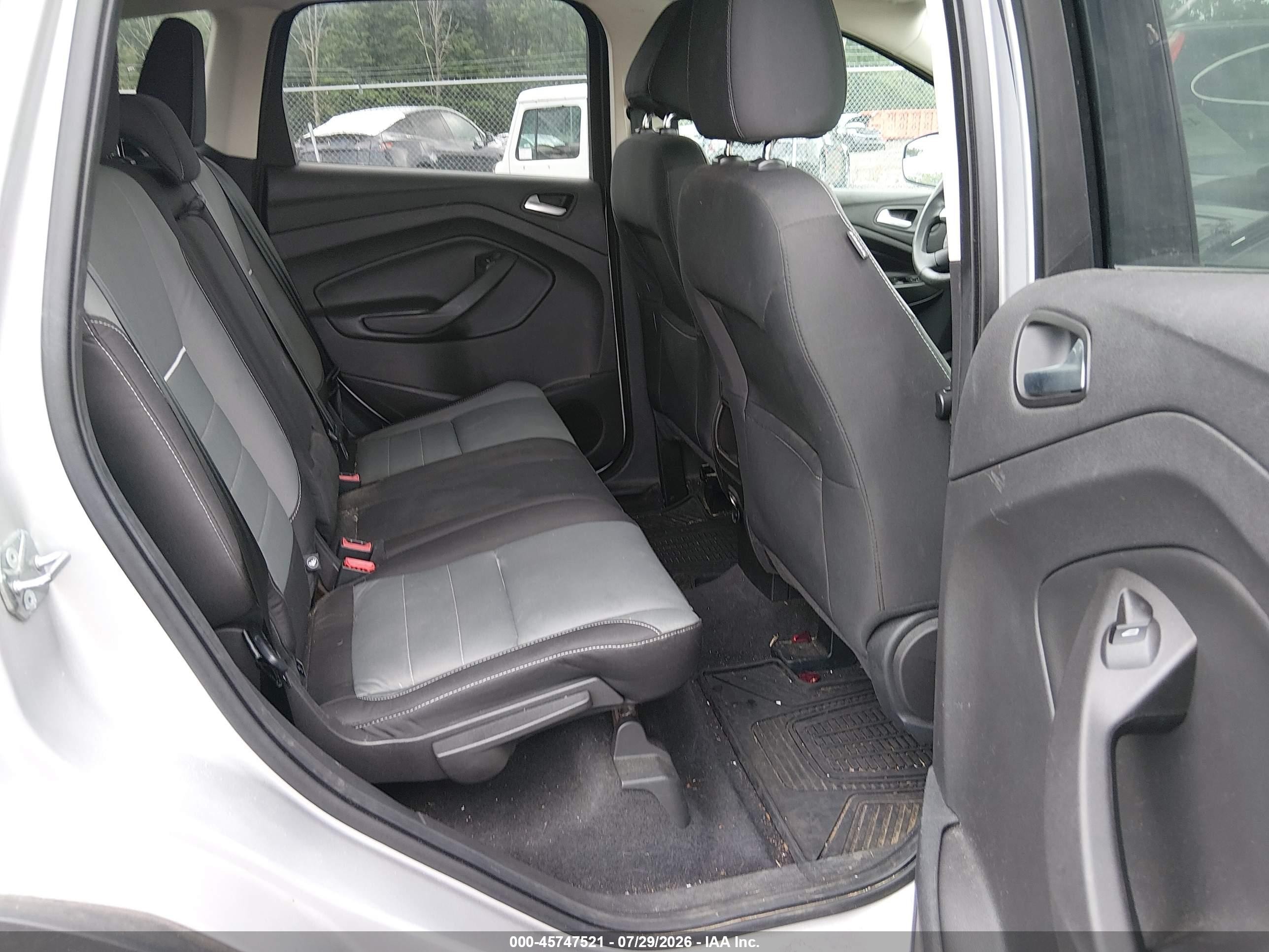 2015 Ford Escape Se Silver vin: 1FMCU9GX9FUB21003