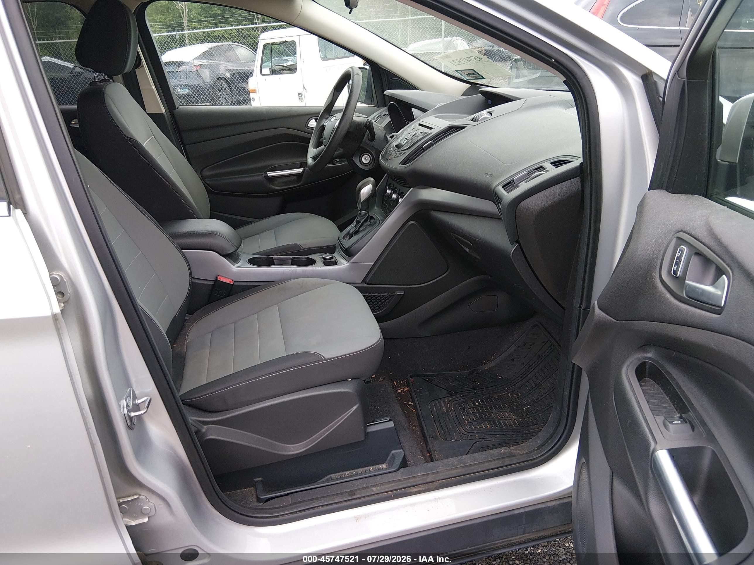 2015 Ford Escape Se Silver vin: 1FMCU9GX9FUB21003