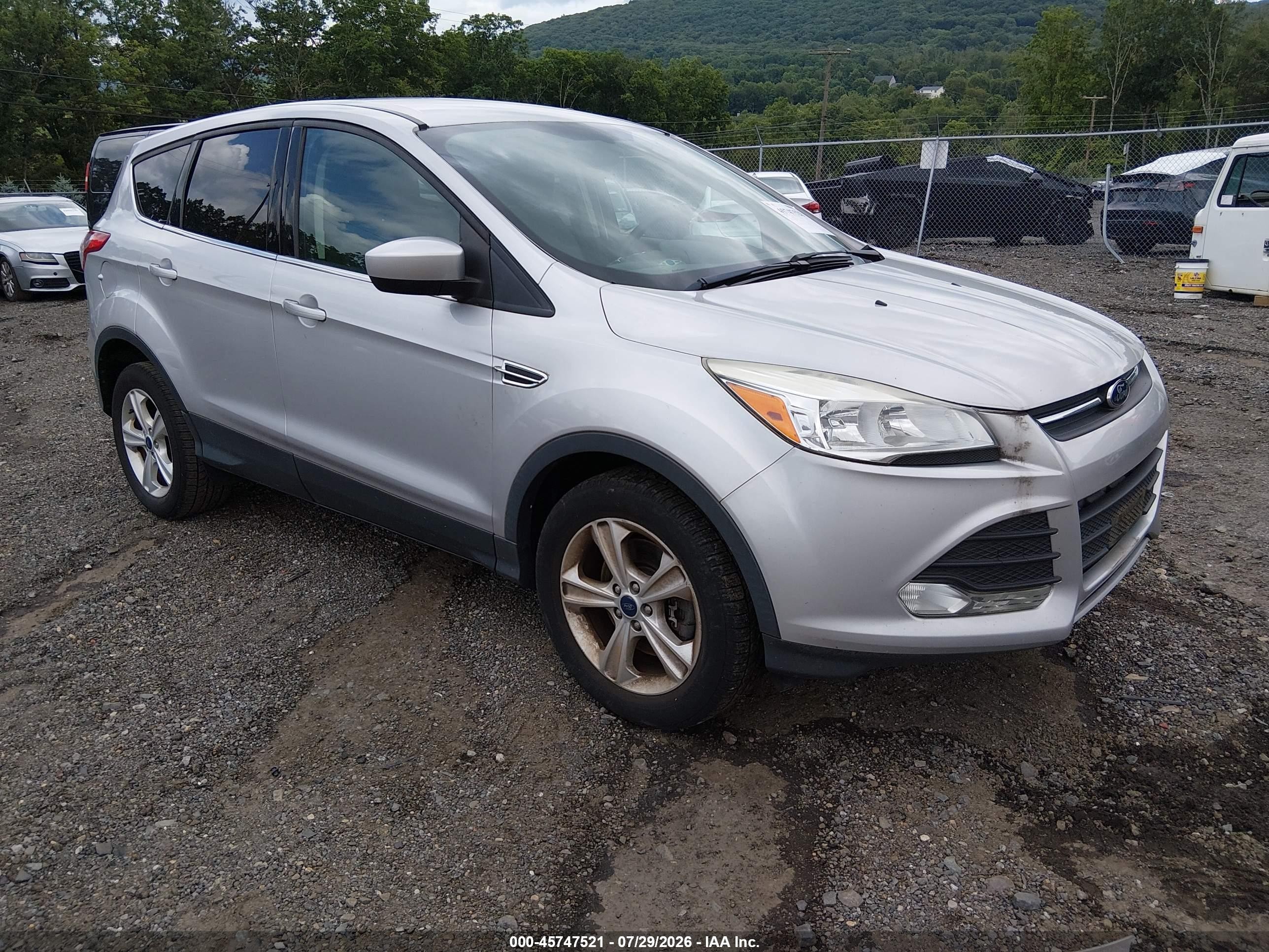 2015 Ford Escape Se Silver vin: 1FMCU9GX9FUB21003