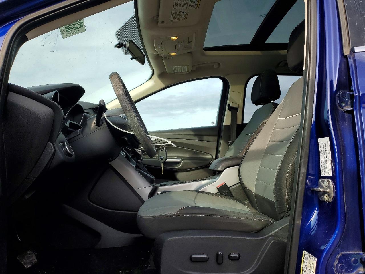 2015 Ford Escape Se Blue vin: 1FMCU9GX9FUB38464