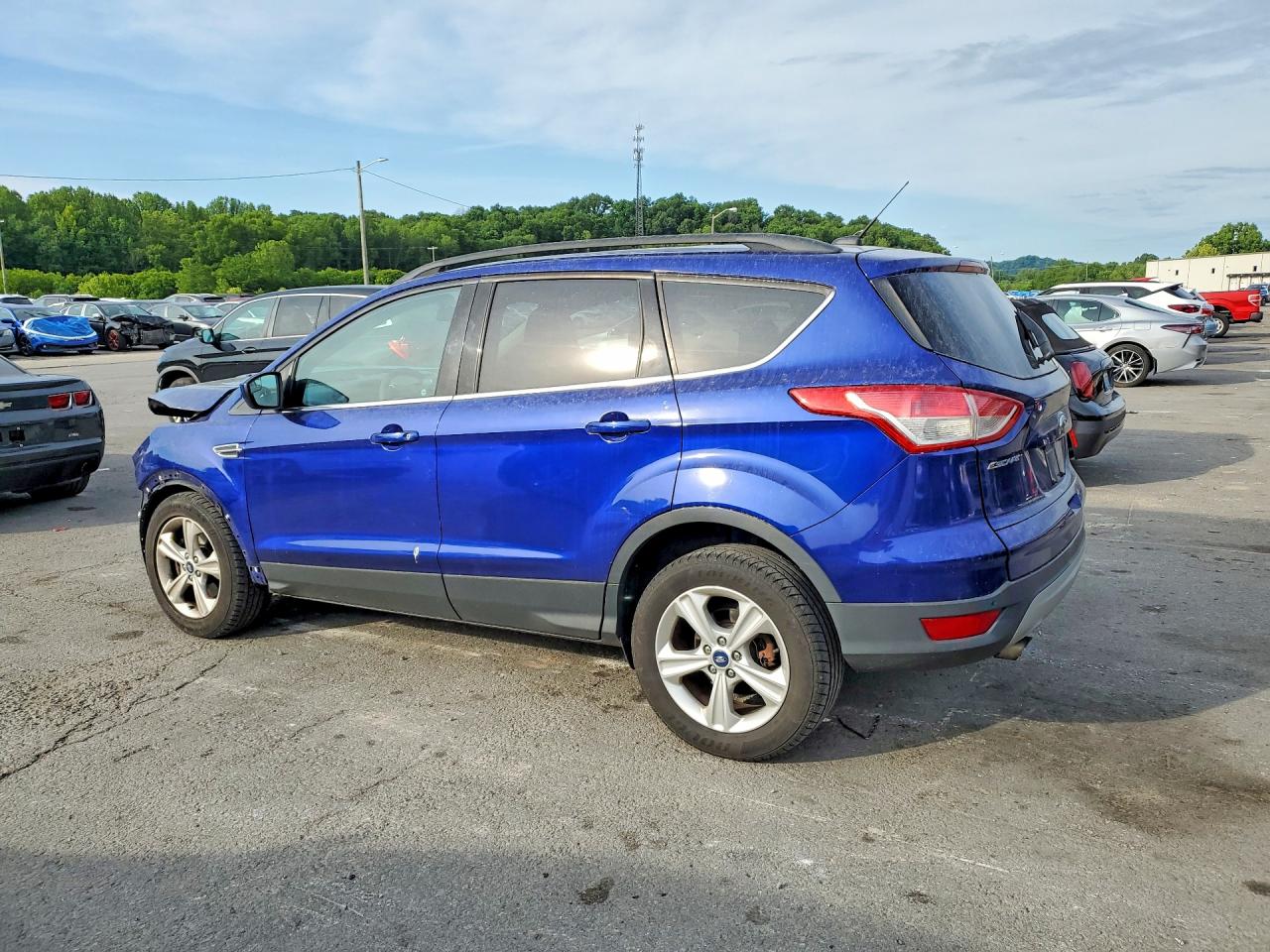 2015 Ford Escape Se Blue vin: 1FMCU9GX9FUB38464