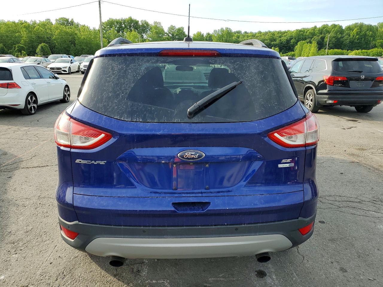 2015 Ford Escape Se Blue vin: 1FMCU9GX9FUB38464
