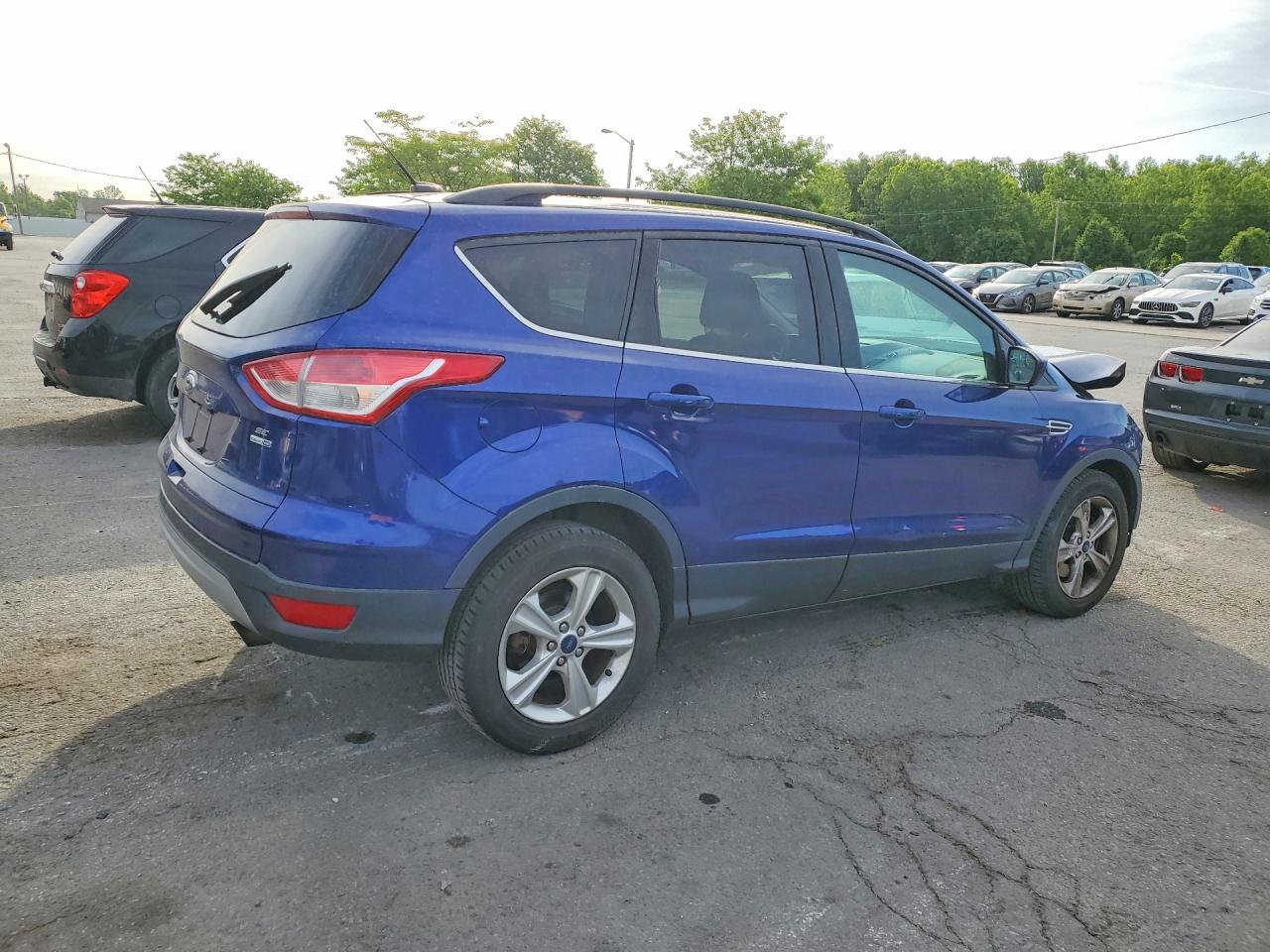 2015 Ford Escape Se Blue vin: 1FMCU9GX9FUB38464