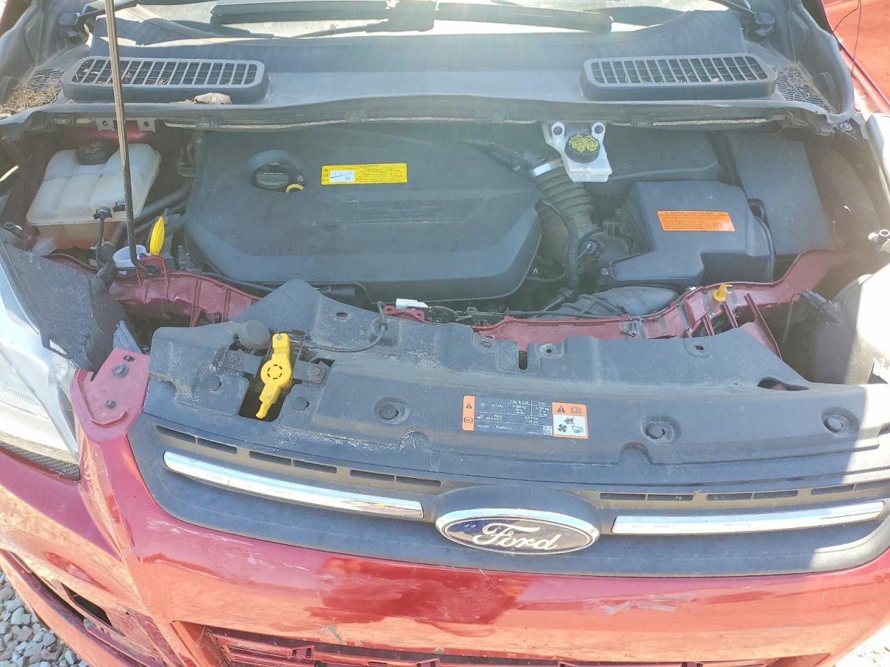 2015 Ford Escape Red vin: 1FMCU9GX9FUB44331