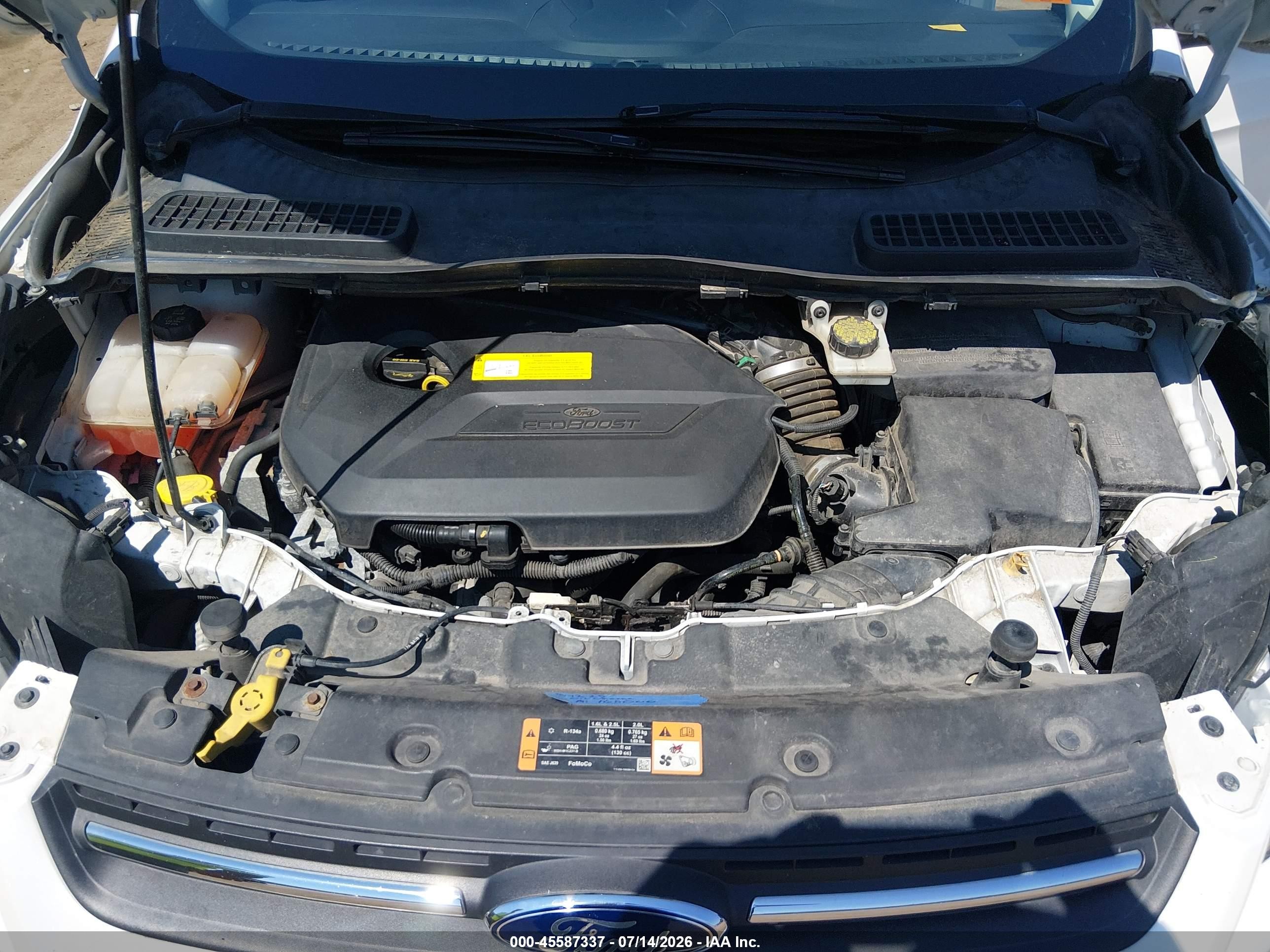 2015 Ford Escape Se Белый vin: 1FMCU9GX9FUB47391
