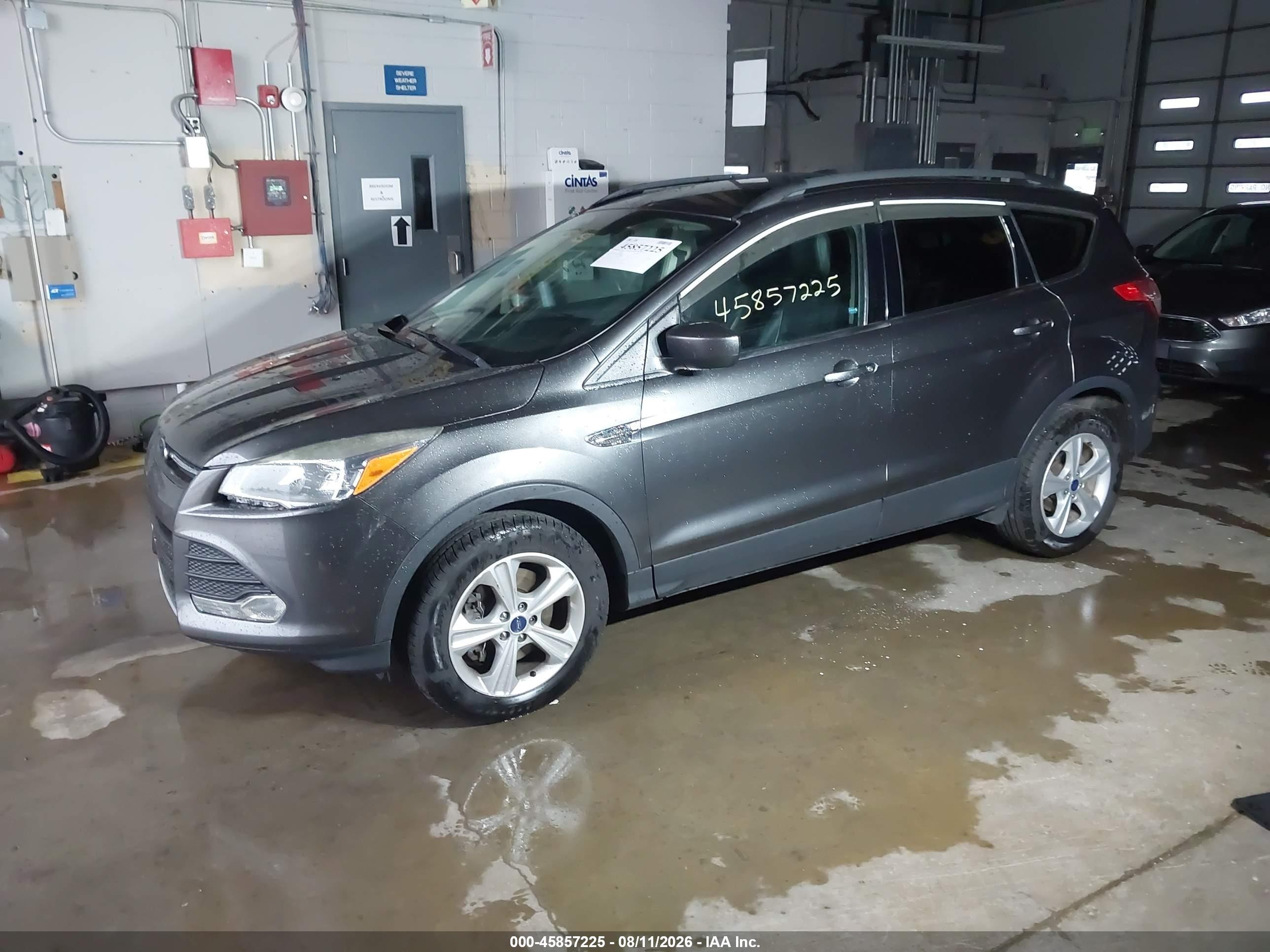 2015 Ford Escape Se Gray vin: 1FMCU9GX9FUB80343