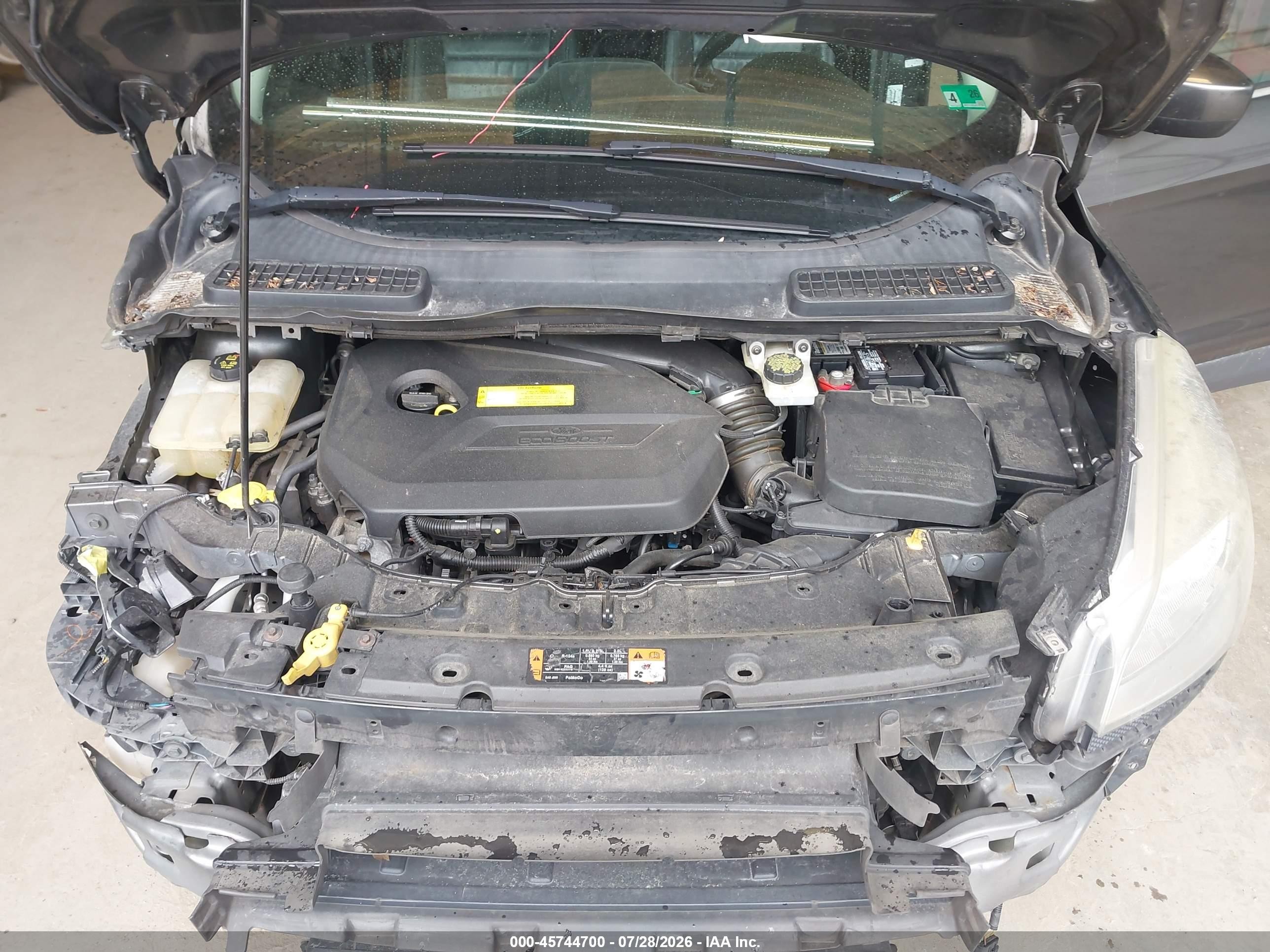 2015 Ford Escape Se Gray vin: 1FMCU9GX9FUB97238