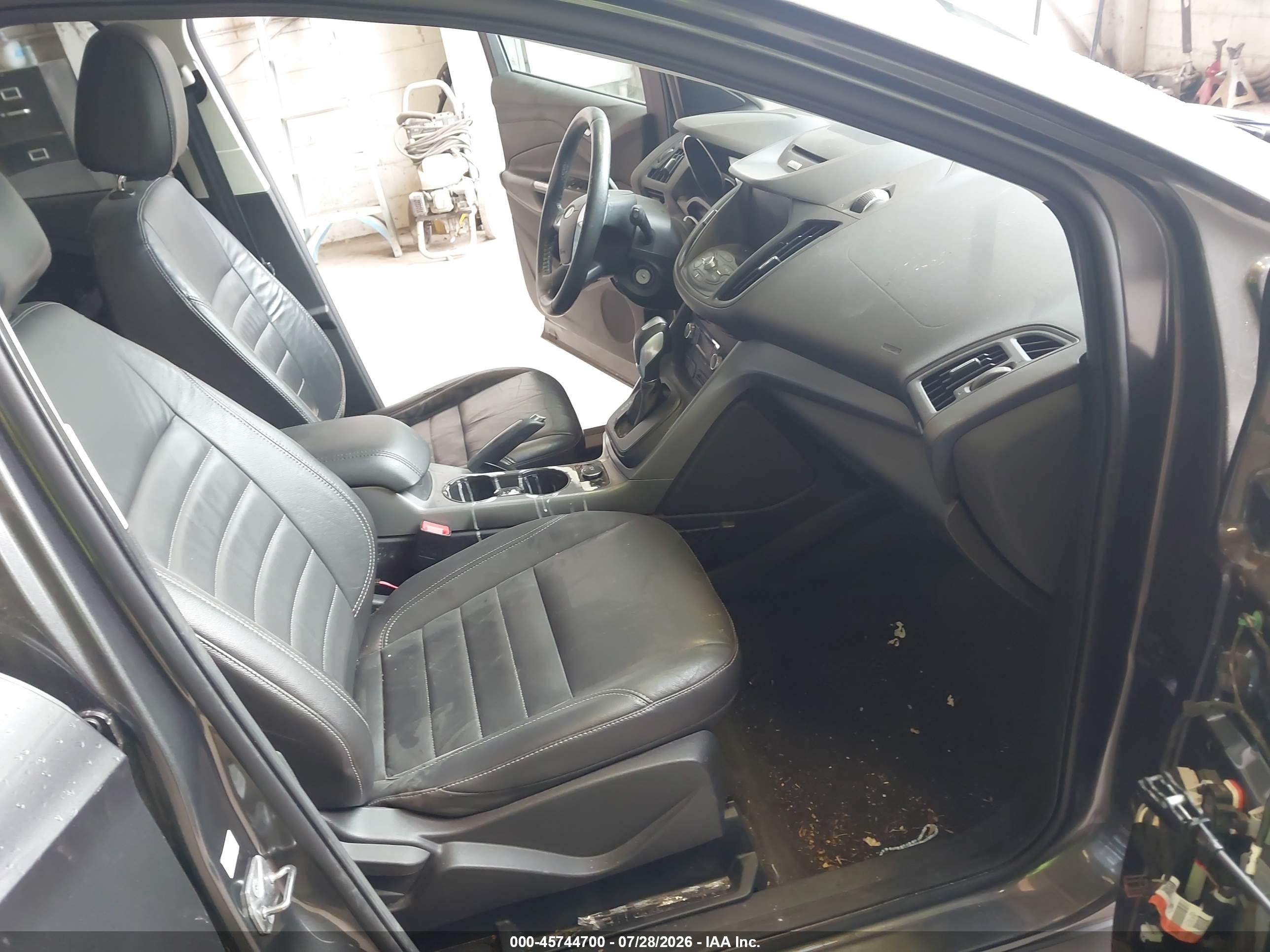 2015 Ford Escape Se Gray vin: 1FMCU9GX9FUB97238