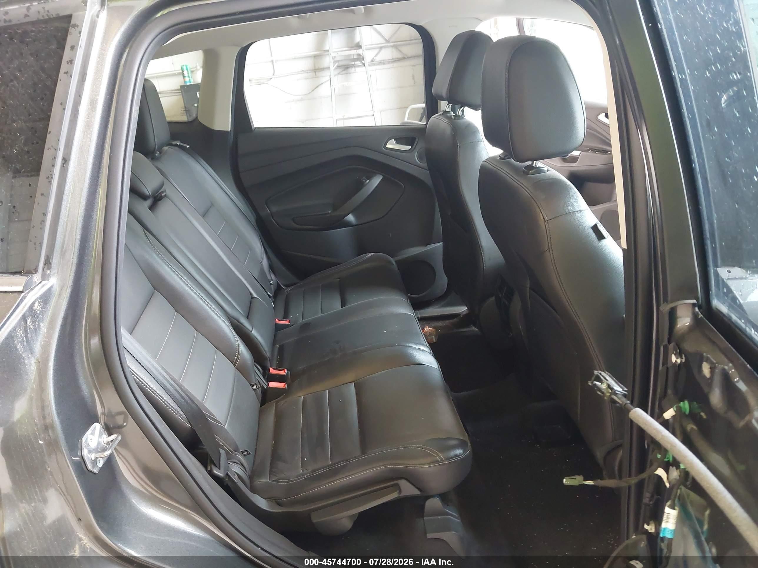 2015 Ford Escape Se Gray vin: 1FMCU9GX9FUB97238