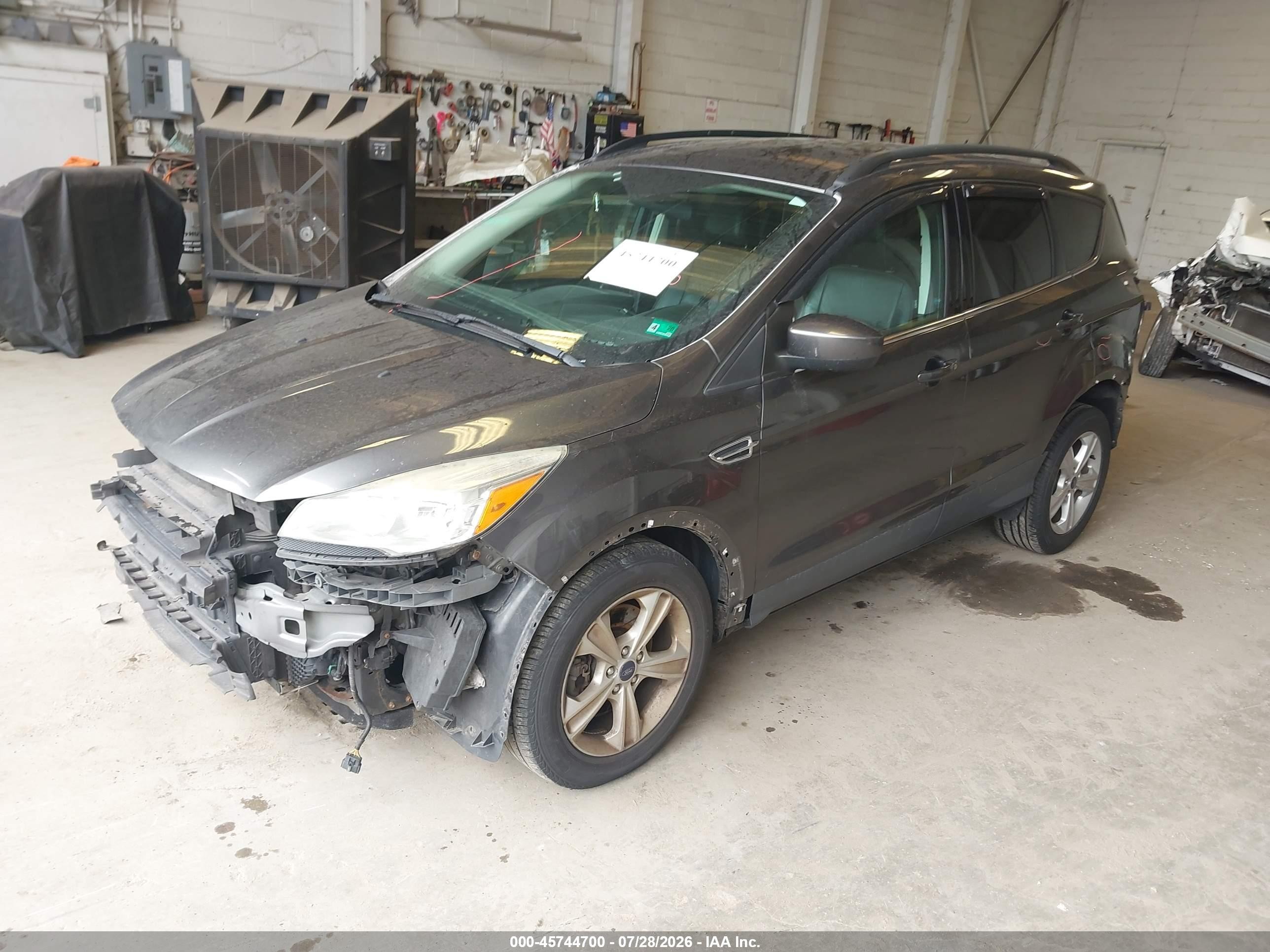 2015 Ford Escape Se Gray vin: 1FMCU9GX9FUB97238