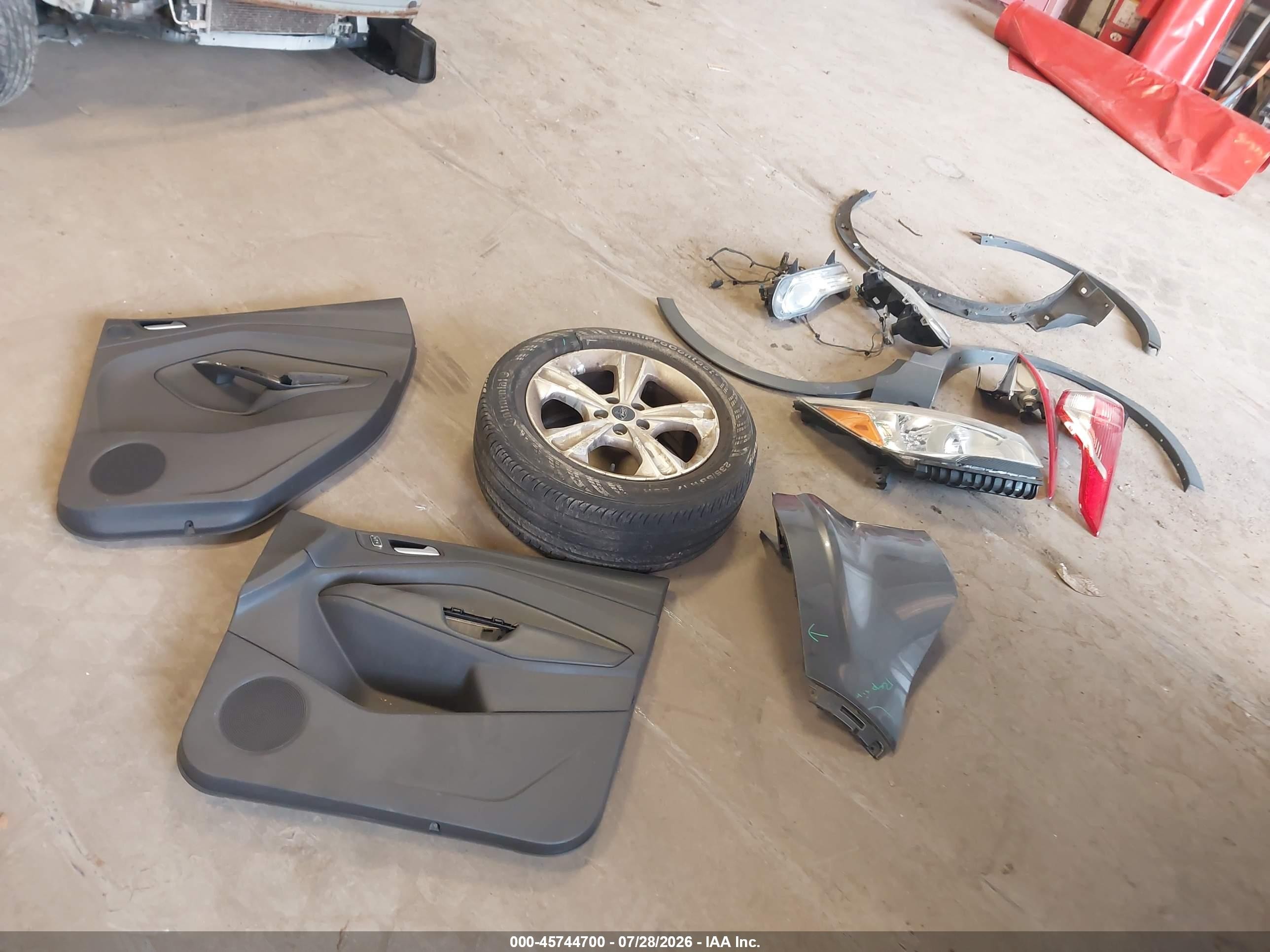 2015 Ford Escape Se Gray vin: 1FMCU9GX9FUB97238