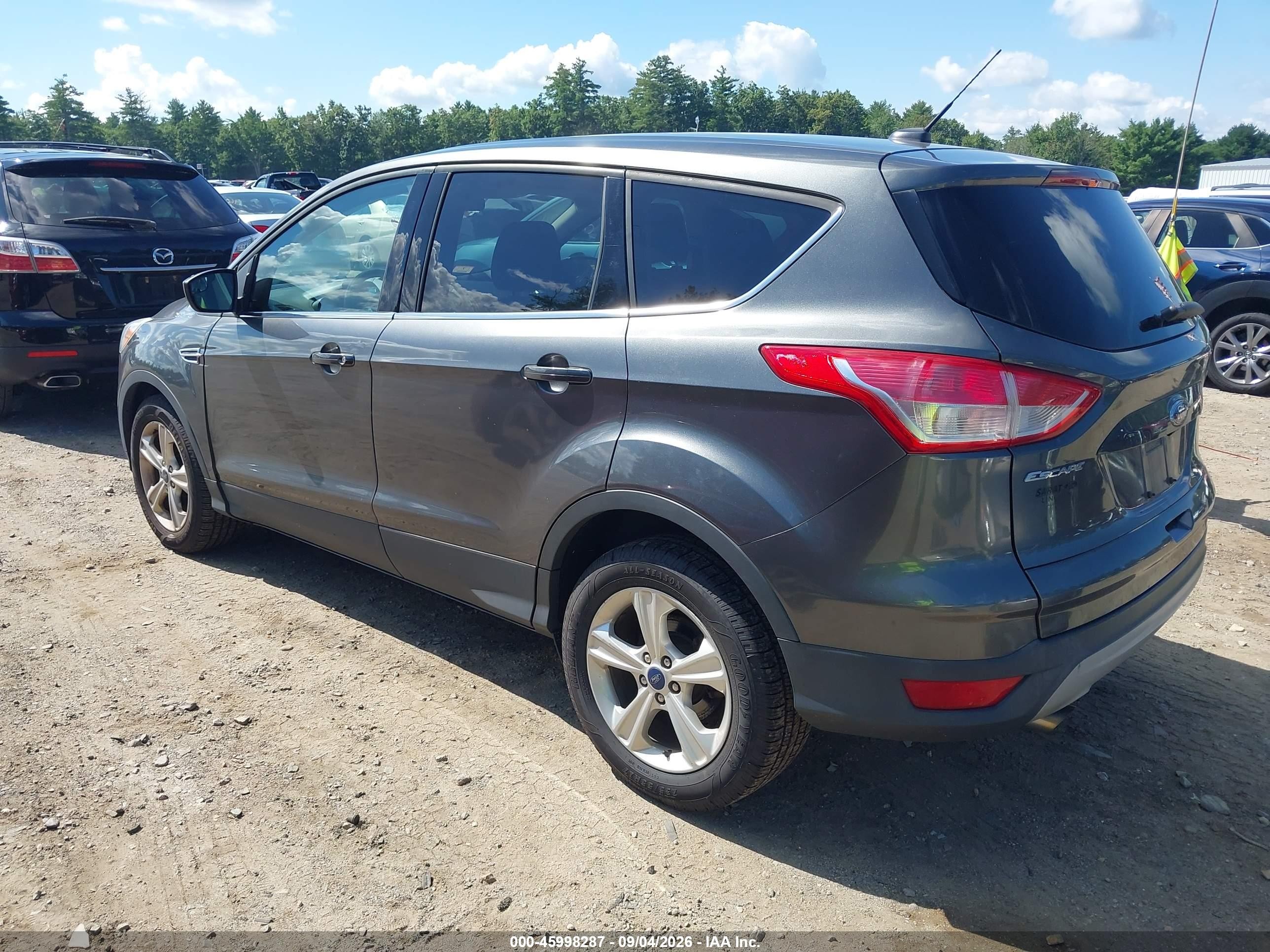 2015 Ford Escape Se Black vin: 1FMCU9GX9FUC18492