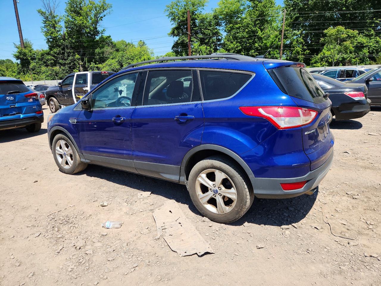 2015 Ford Escape Se Blue vin: 1FMCU9GX9FUC73282