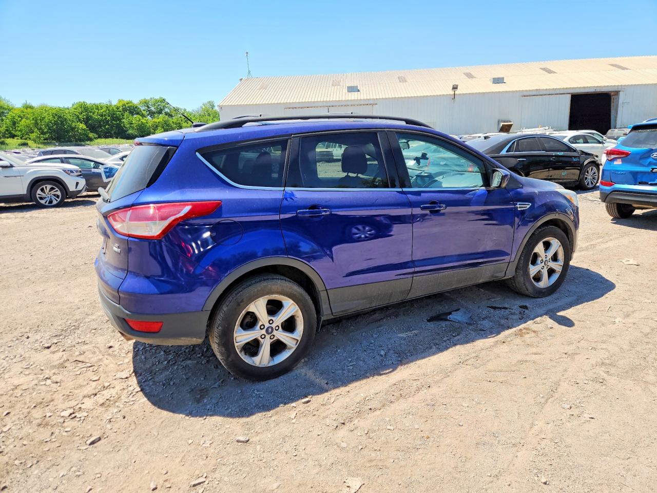 2015 Ford Escape Se Blue vin: 1FMCU9GX9FUC73282