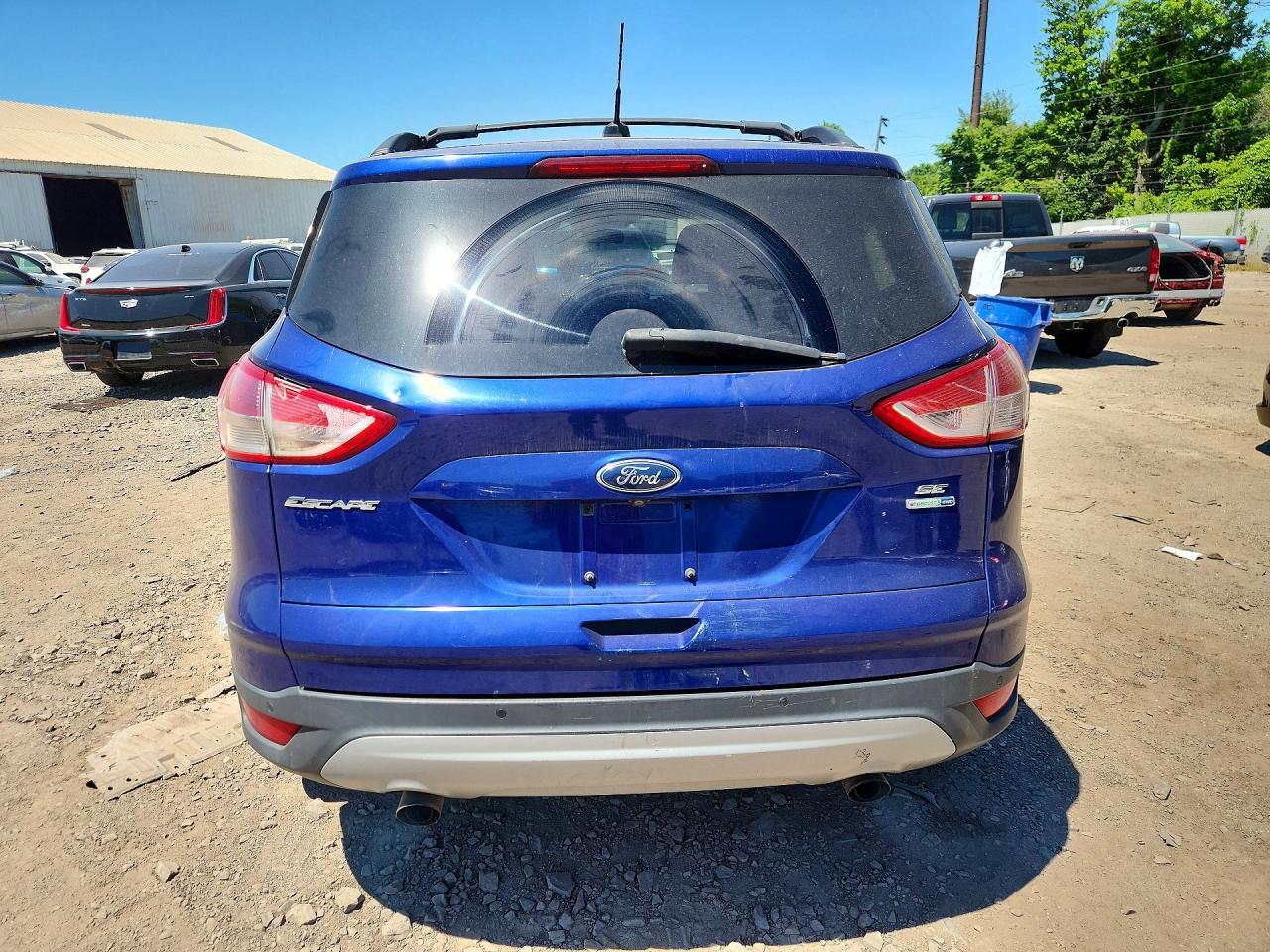 2015 Ford Escape Se Blue vin: 1FMCU9GX9FUC73282