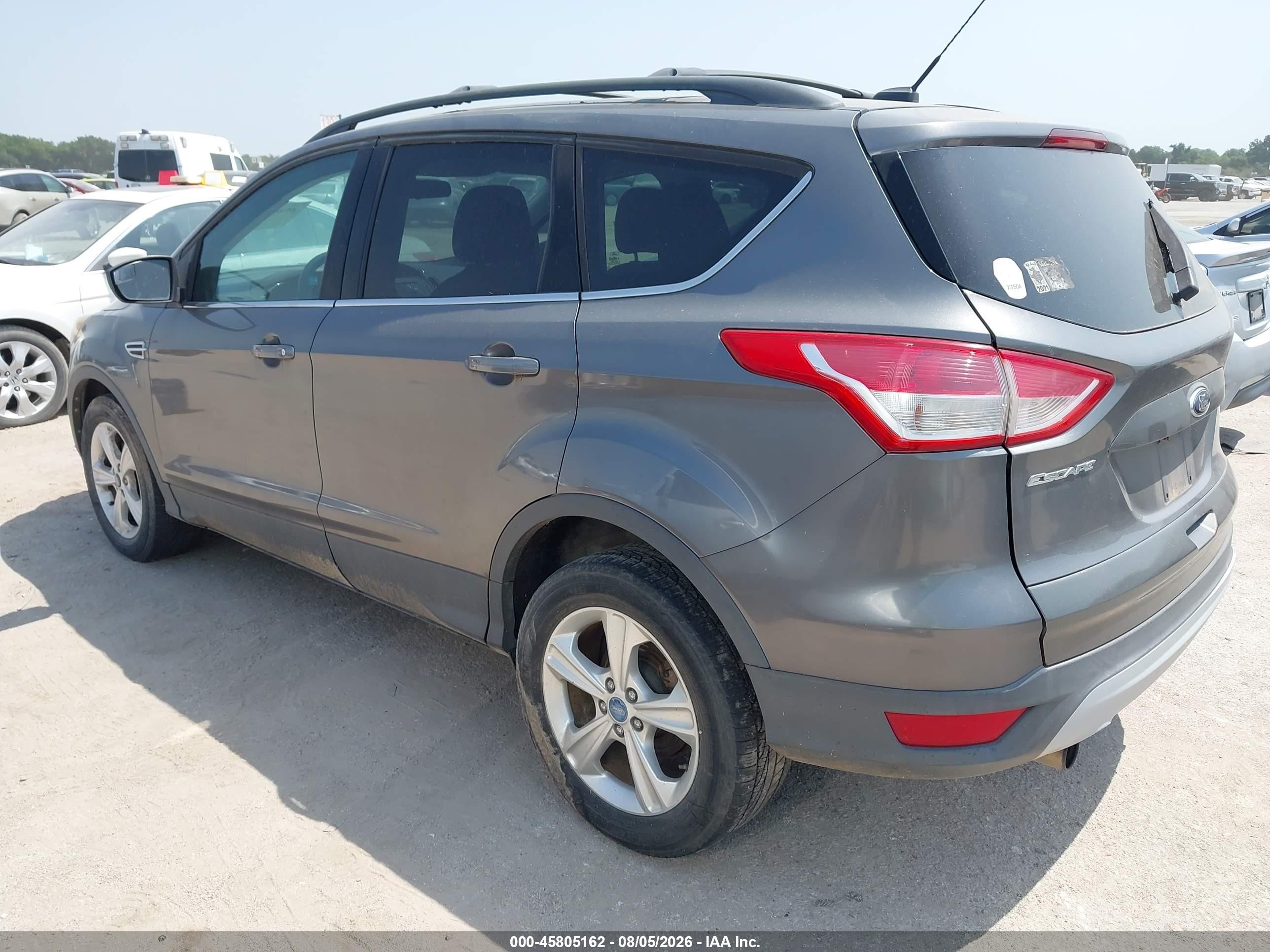 2013 Ford Escape Se Gray vin: 1FMCU9GXXDUB61734