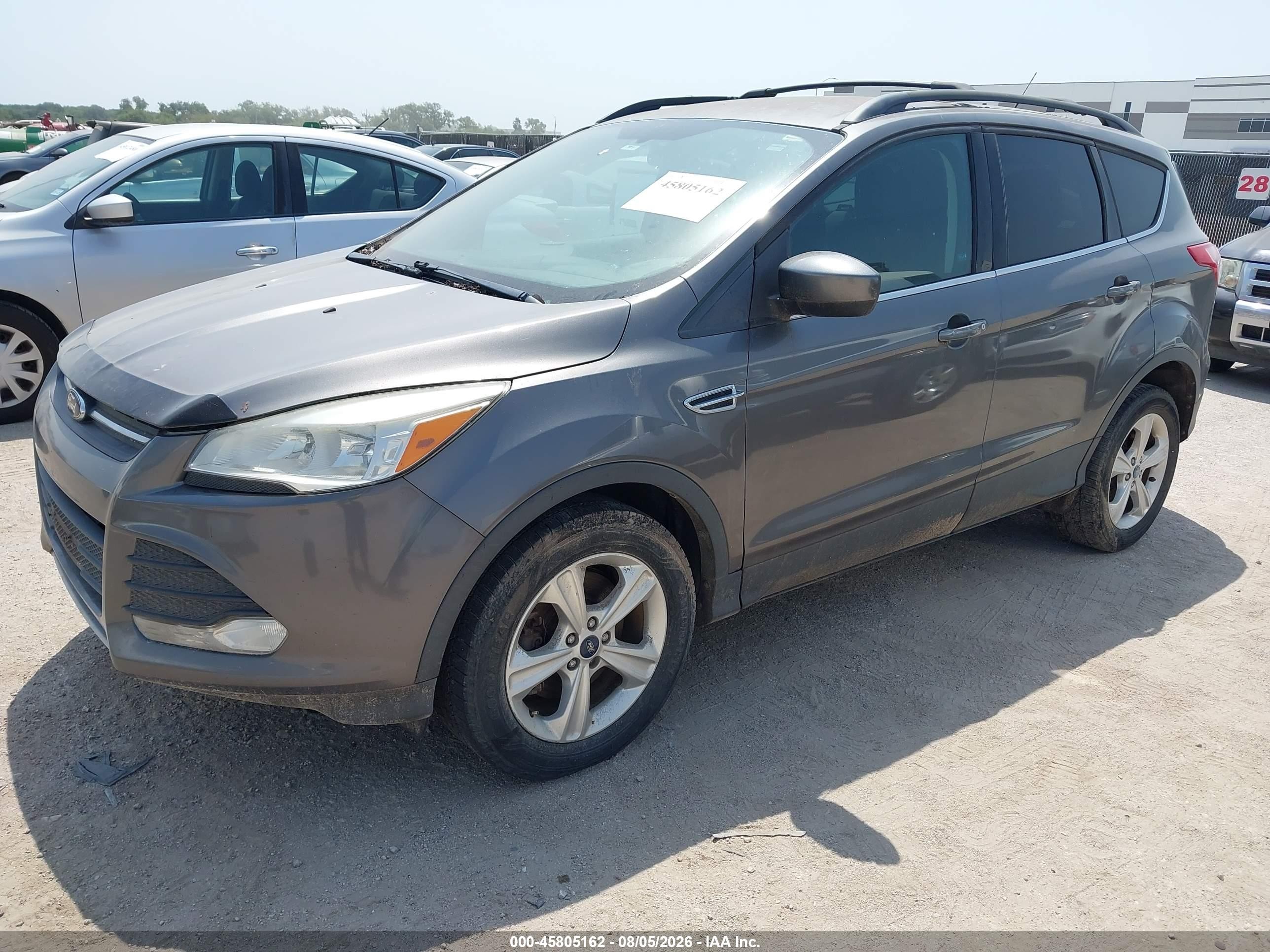 2013 Ford Escape Se Gray vin: 1FMCU9GXXDUB61734