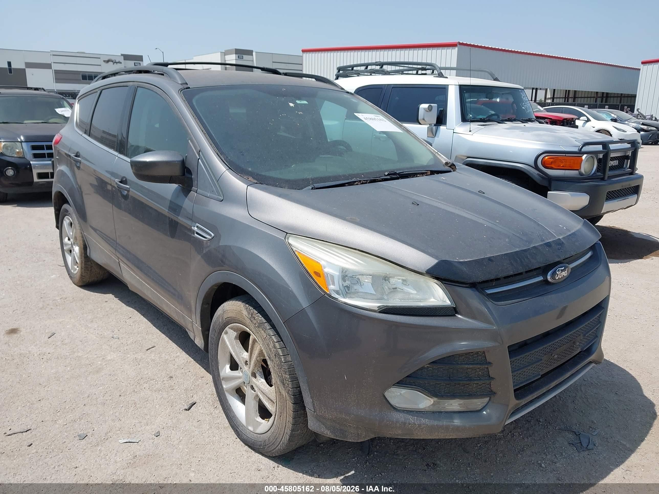 2013 Ford Escape Se Gray vin: 1FMCU9GXXDUB61734