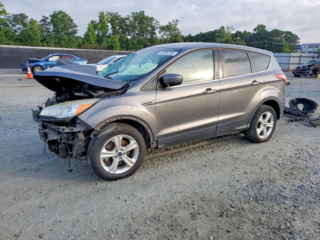 2013 Ford Escape Se Gray vin: 1FMCU9GXXDUB67694