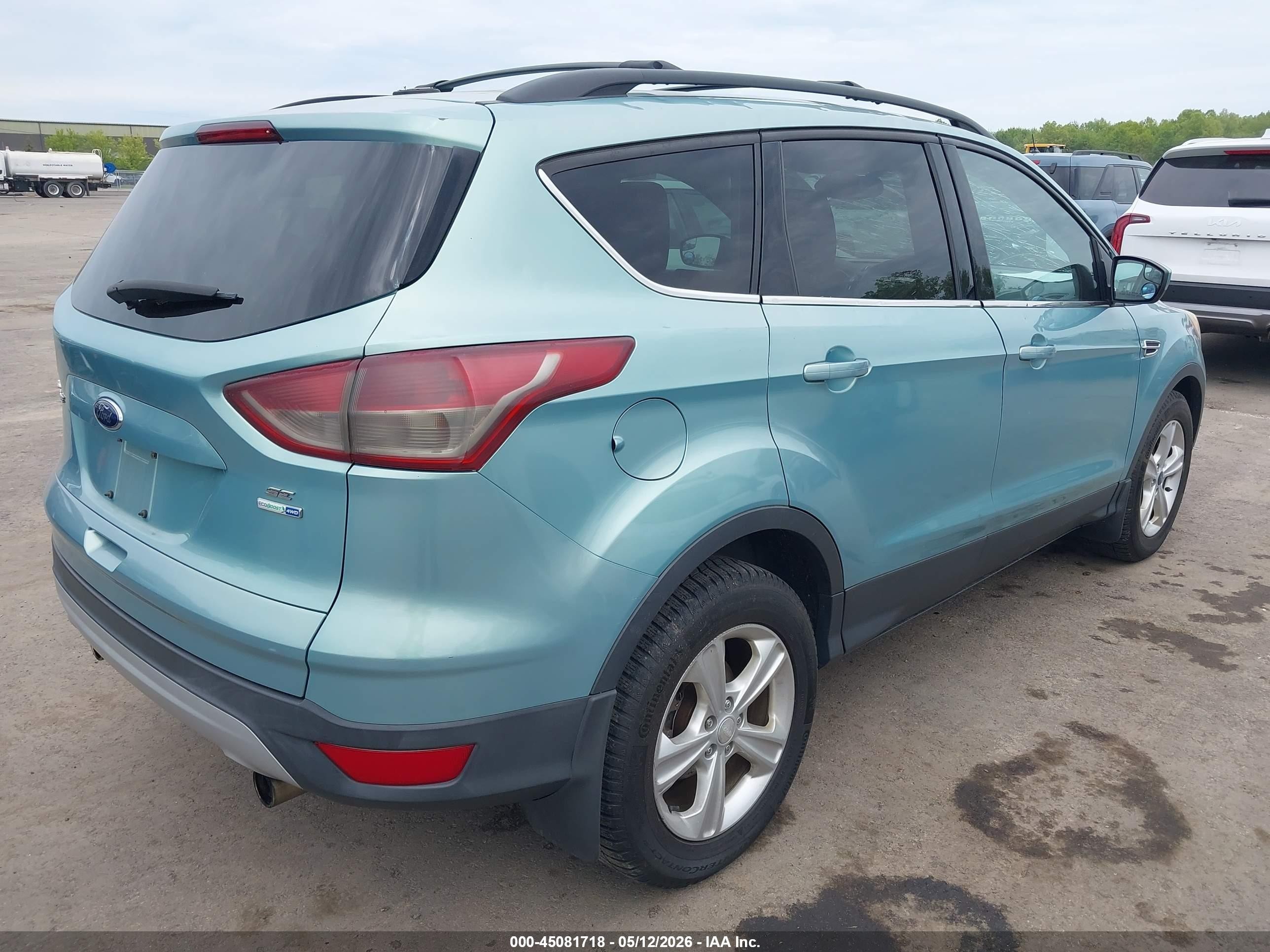 2013 Ford Escape Se Blue vin: 1FMCU9GXXDUB92725