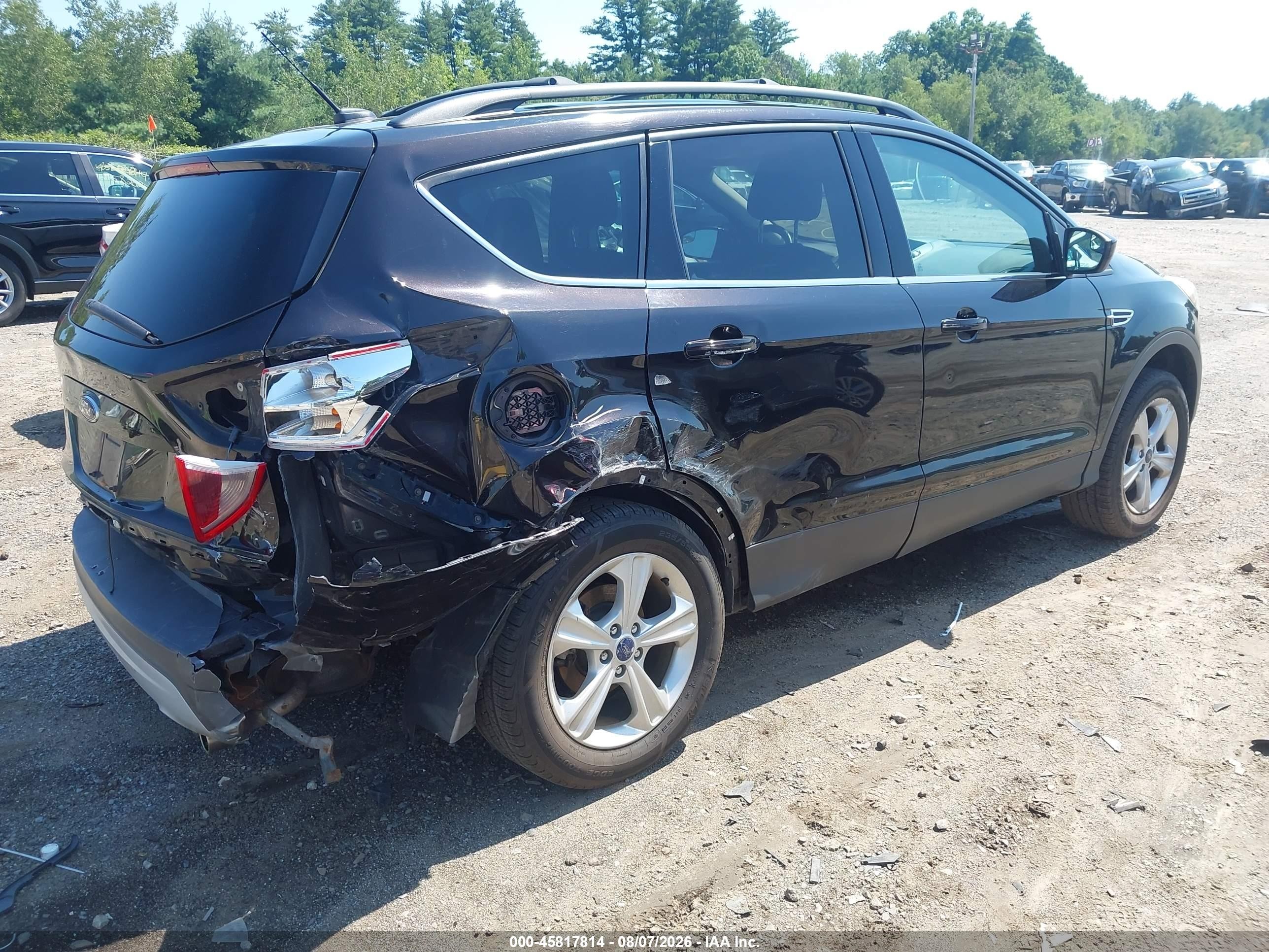 2013 Ford Escape Se Black vin: 1FMCU9GXXDUC58254