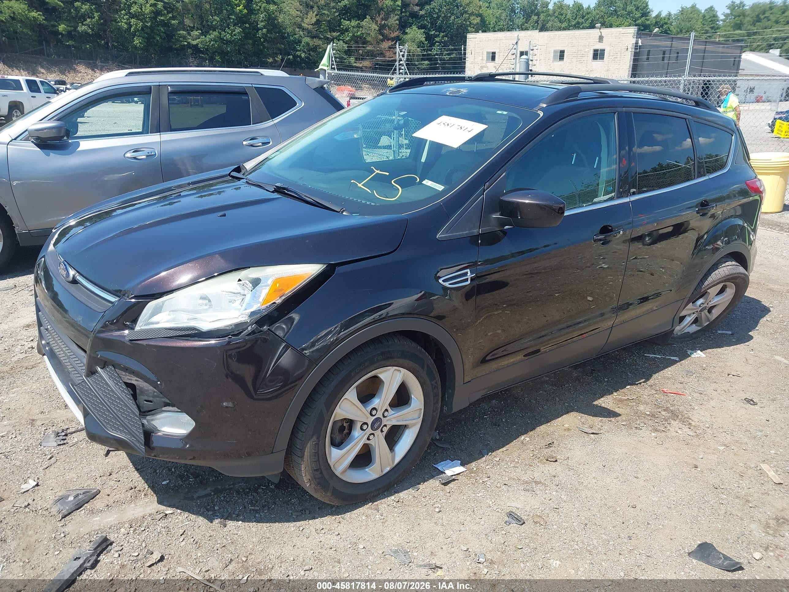 2013 Ford Escape Se Black vin: 1FMCU9GXXDUC58254