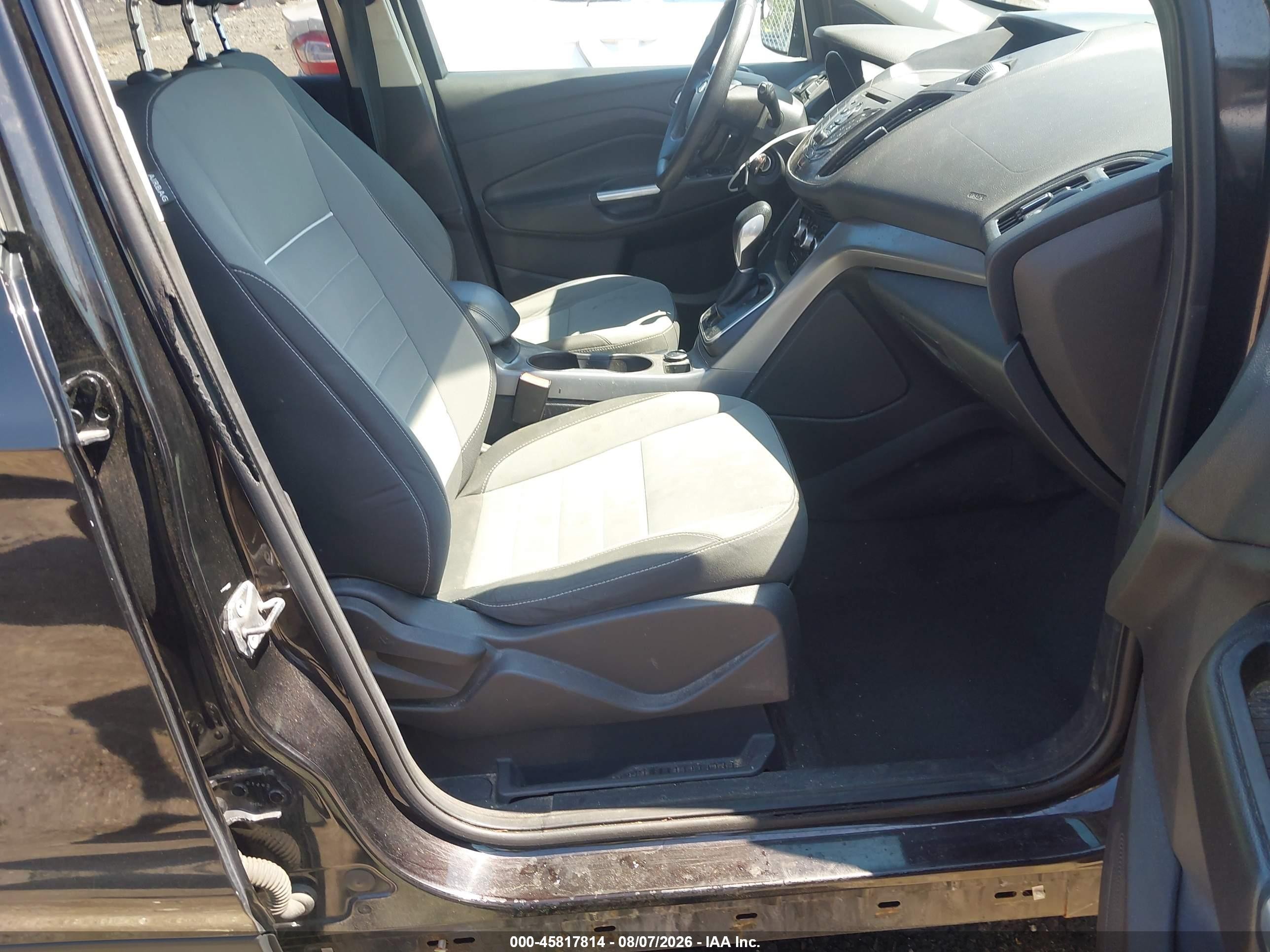 2013 Ford Escape Se Black vin: 1FMCU9GXXDUC58254
