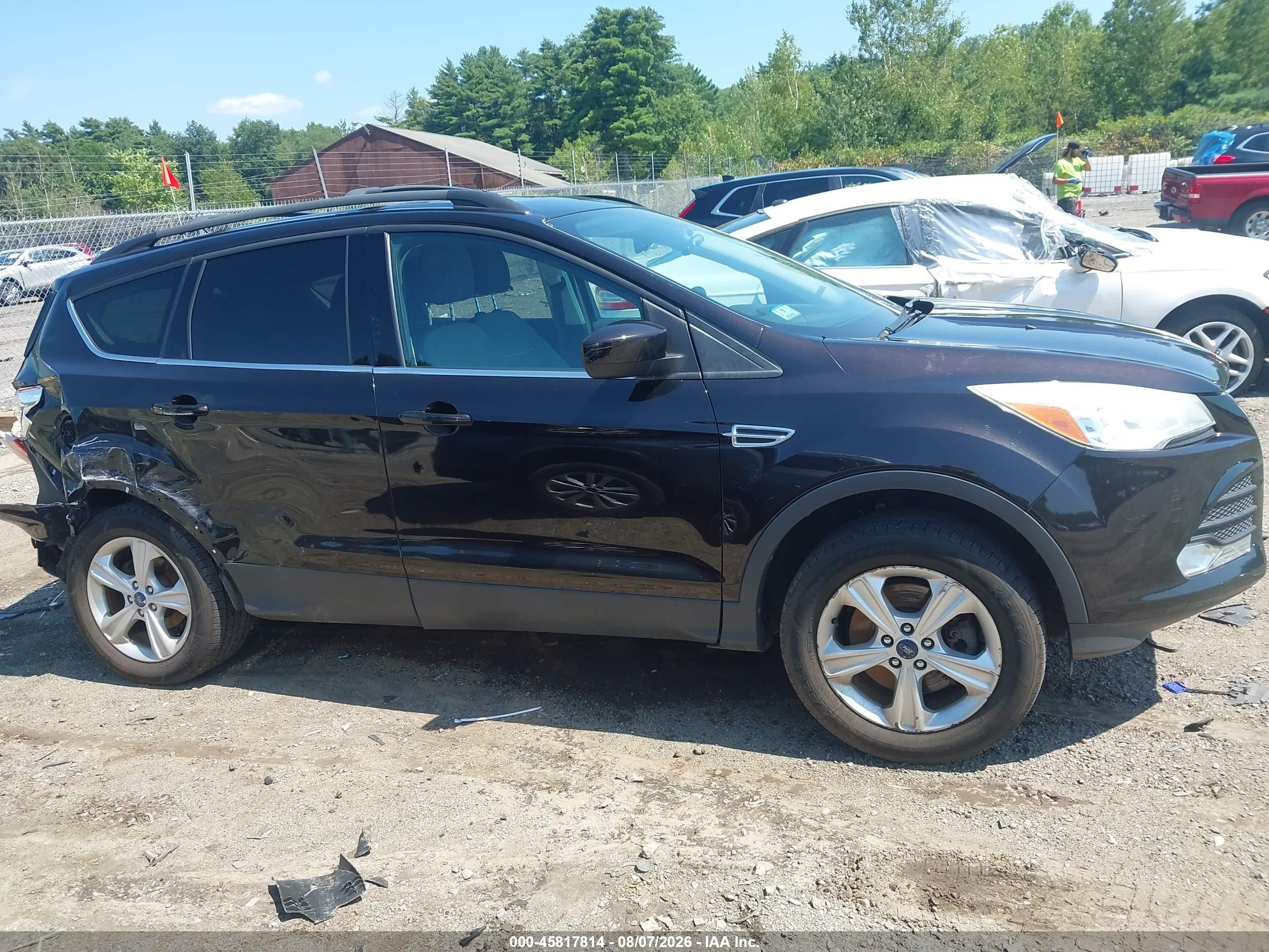 2013 Ford Escape Se Black vin: 1FMCU9GXXDUC58254