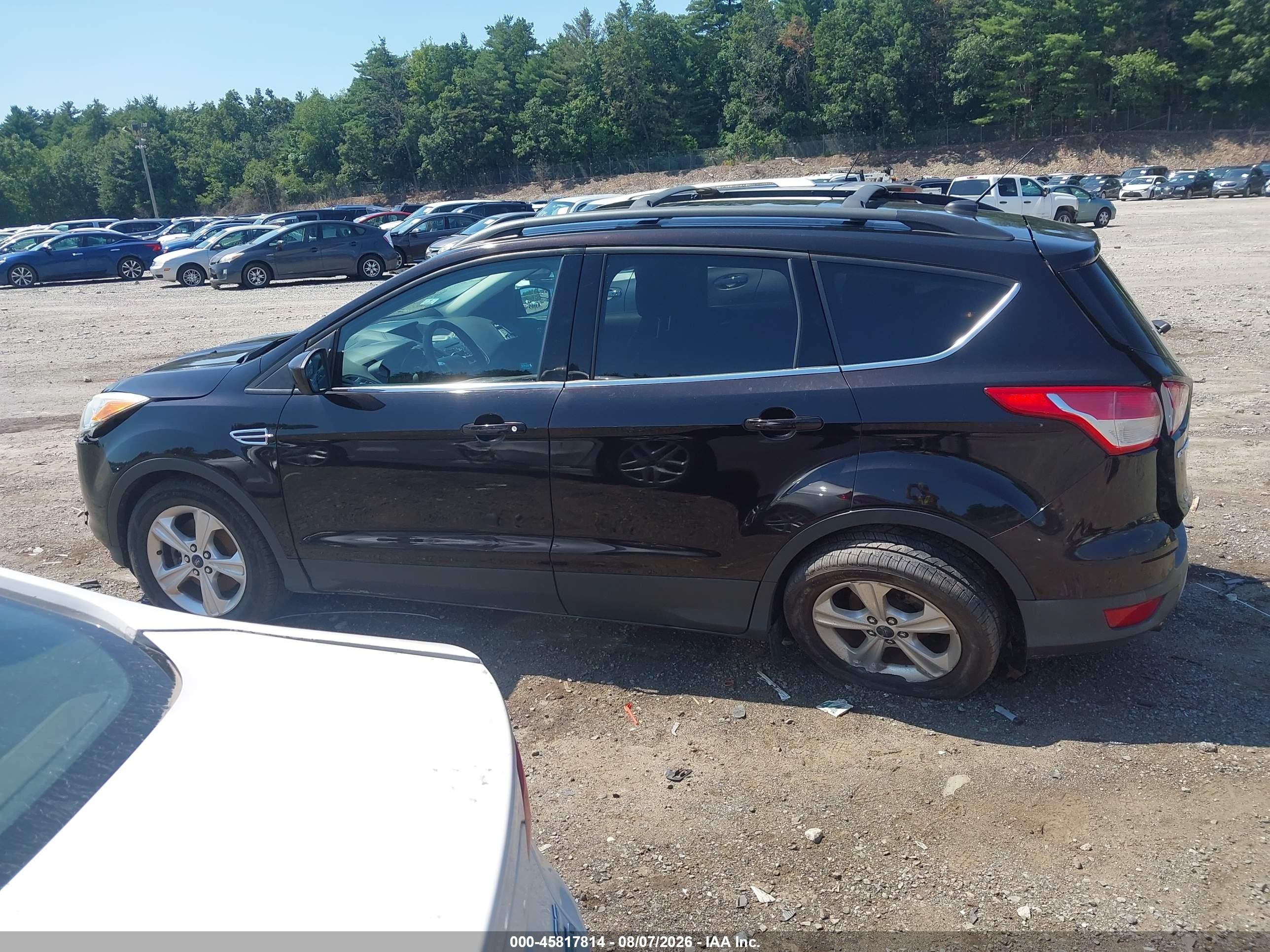 2013 Ford Escape Se Black vin: 1FMCU9GXXDUC58254