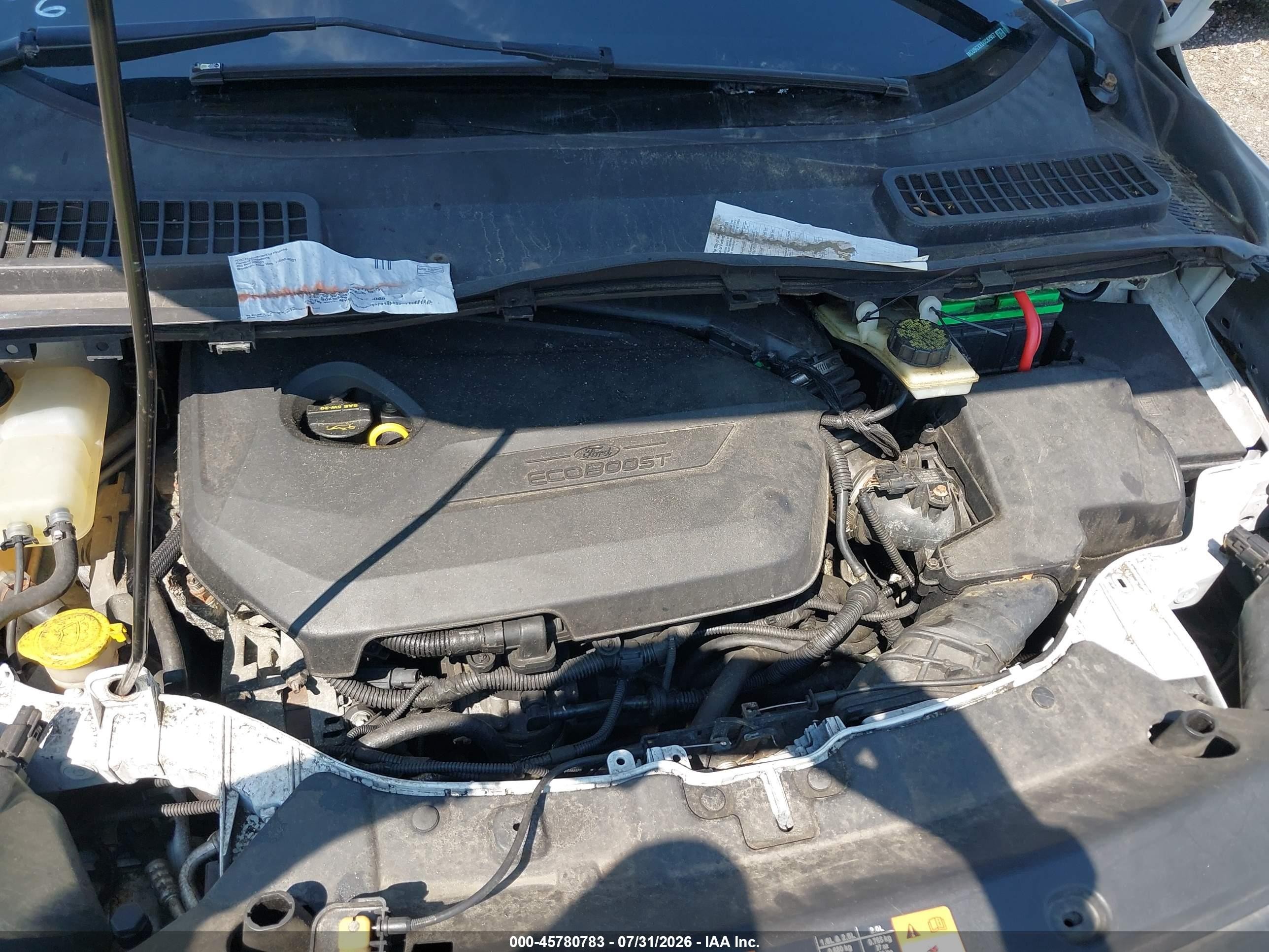 2013 Ford Escape Se Белый vin: 1FMCU9GXXDUC82957