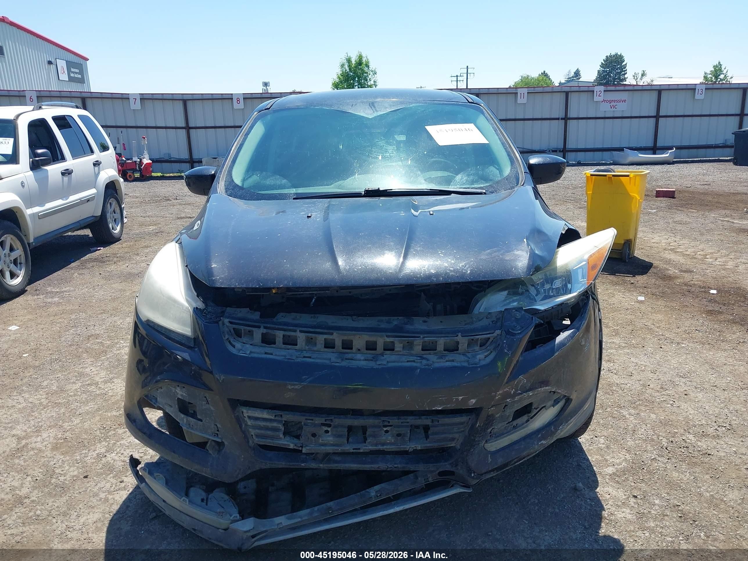 2013 Ford Escape Se Black vin: 1FMCU9GXXDUC88032